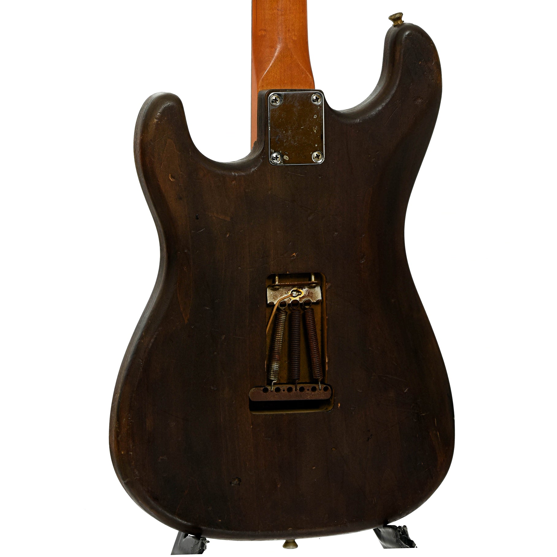 Back and side of Rocketfire Total 60's Barnboard Electric Guitar