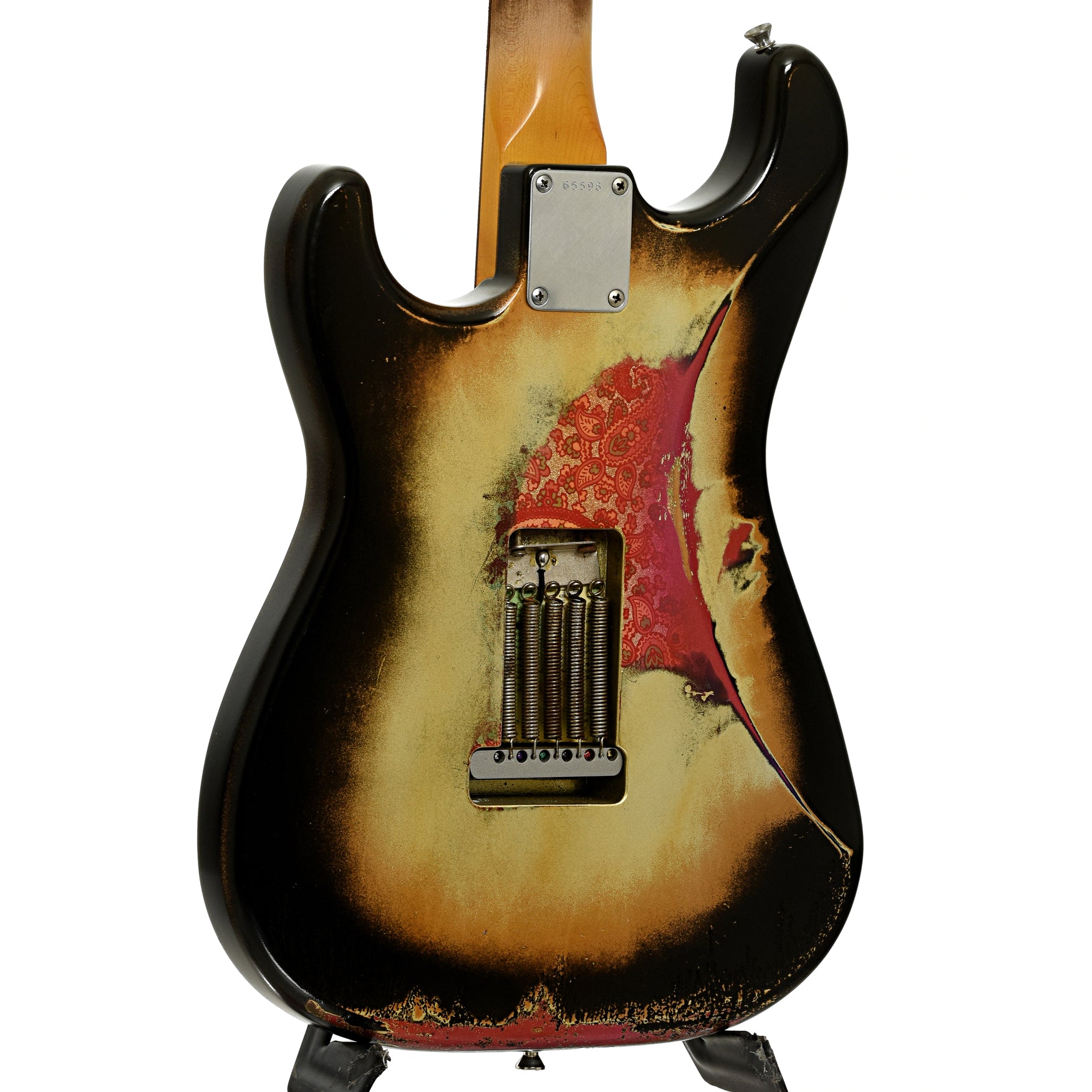 Back and side of Berly Psychocaster Electric Guitar