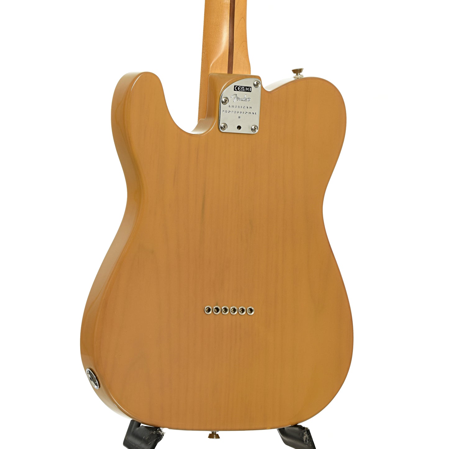 Back and side of Fender American Professional II Telecaster Electric Guitar