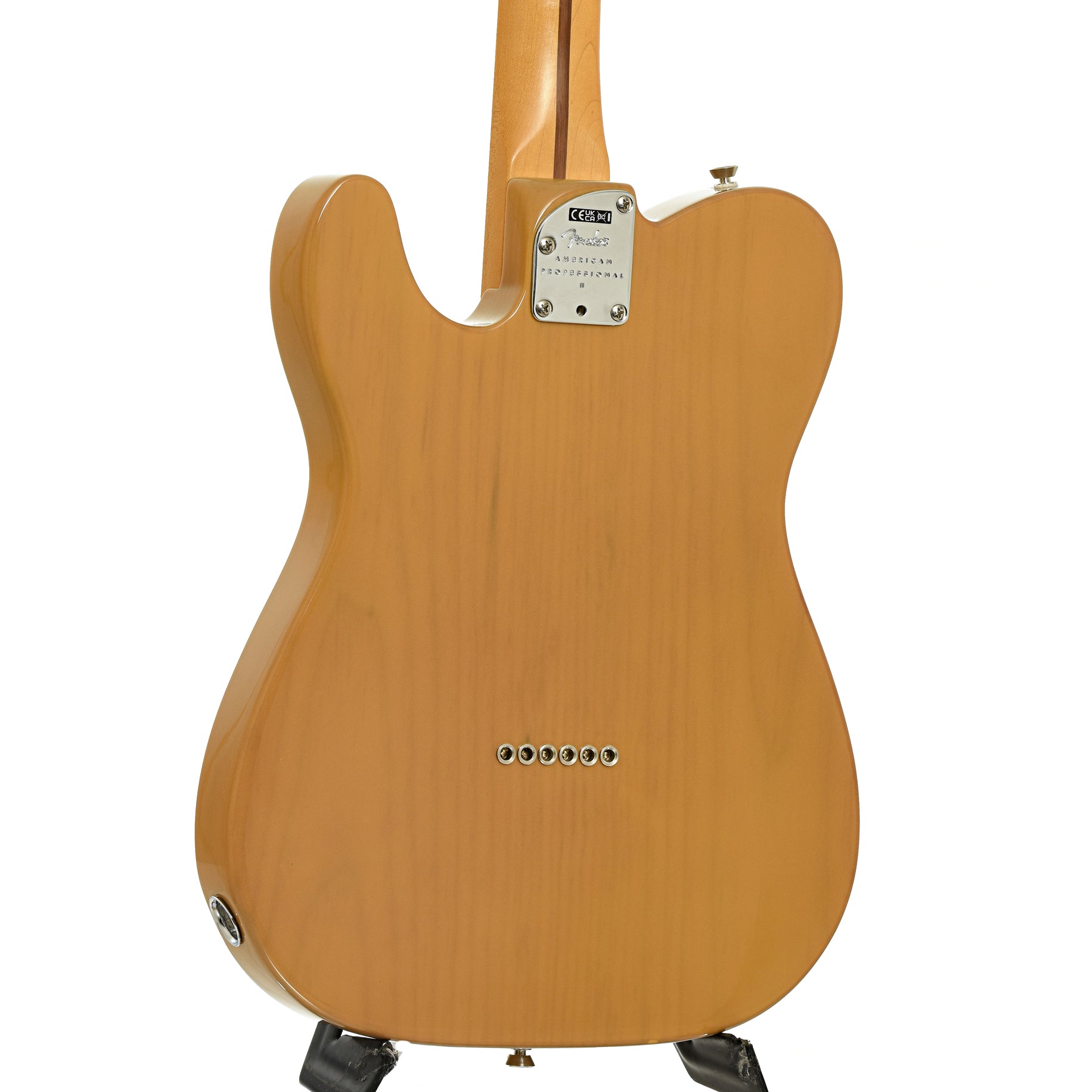 Back and side of Fender American Professional II Telecaster Electric Guitar