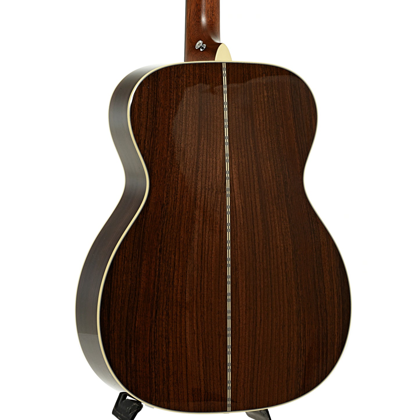 Back and side of Martin OM28E Acoustic Electric Guitar & Case 