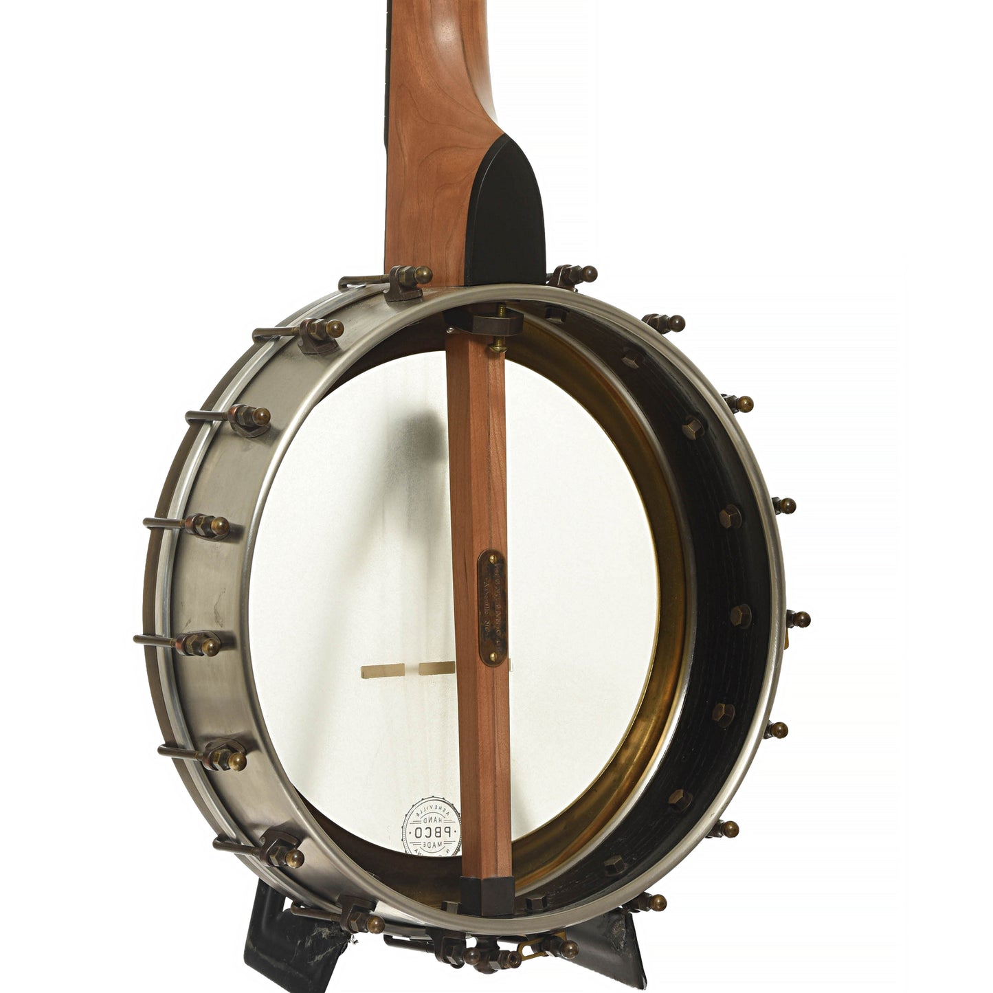 Back and side of Pisgah Rambler Custom Openback Banjo