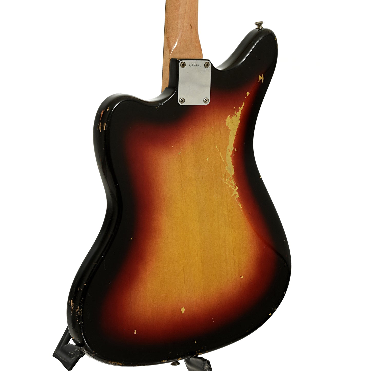 Back and side of Fender Jaguar Electric Guitar