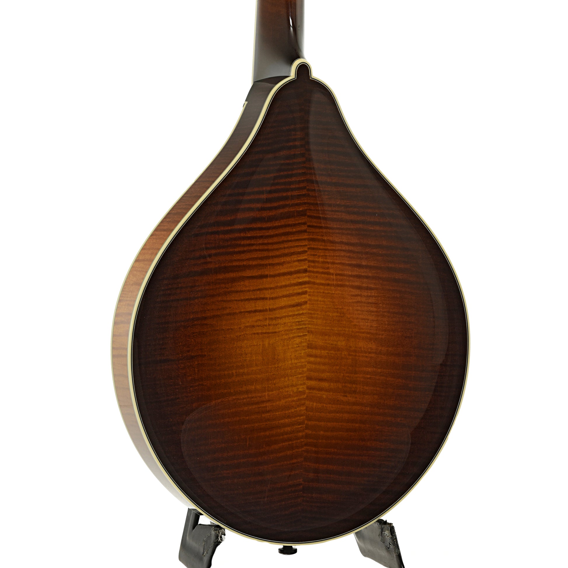 Back and side of Collings MT2 A-Style Mandolin Sunburst Finish