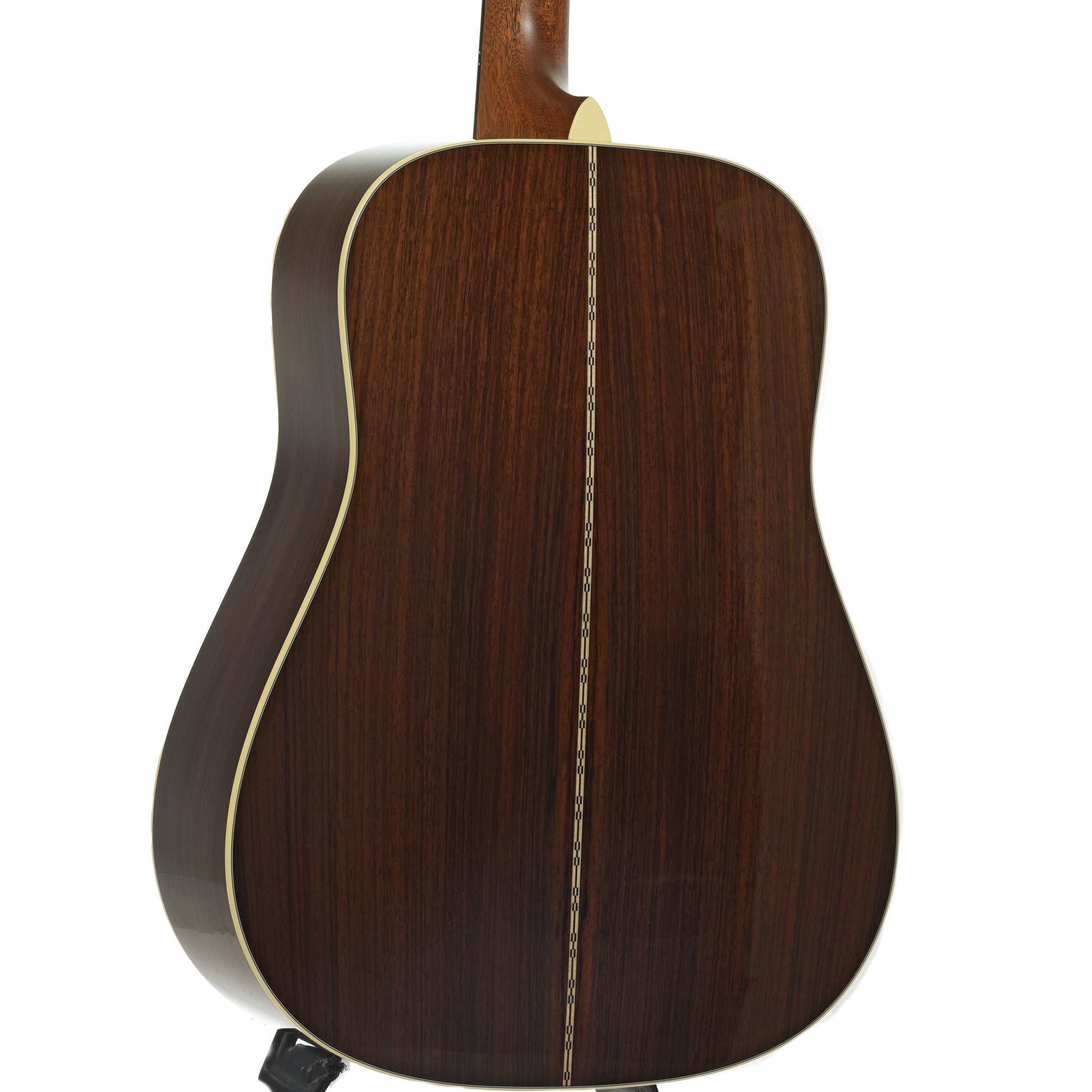 Back and side of Martin D-28L Lefthanded Acoustic Guitar