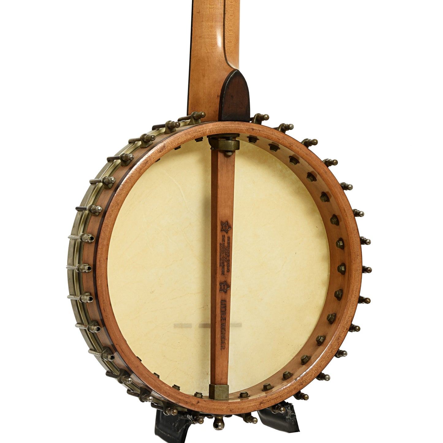 Inside rim of Fairbanks Vega Little Wonder Guitar Banjo 
