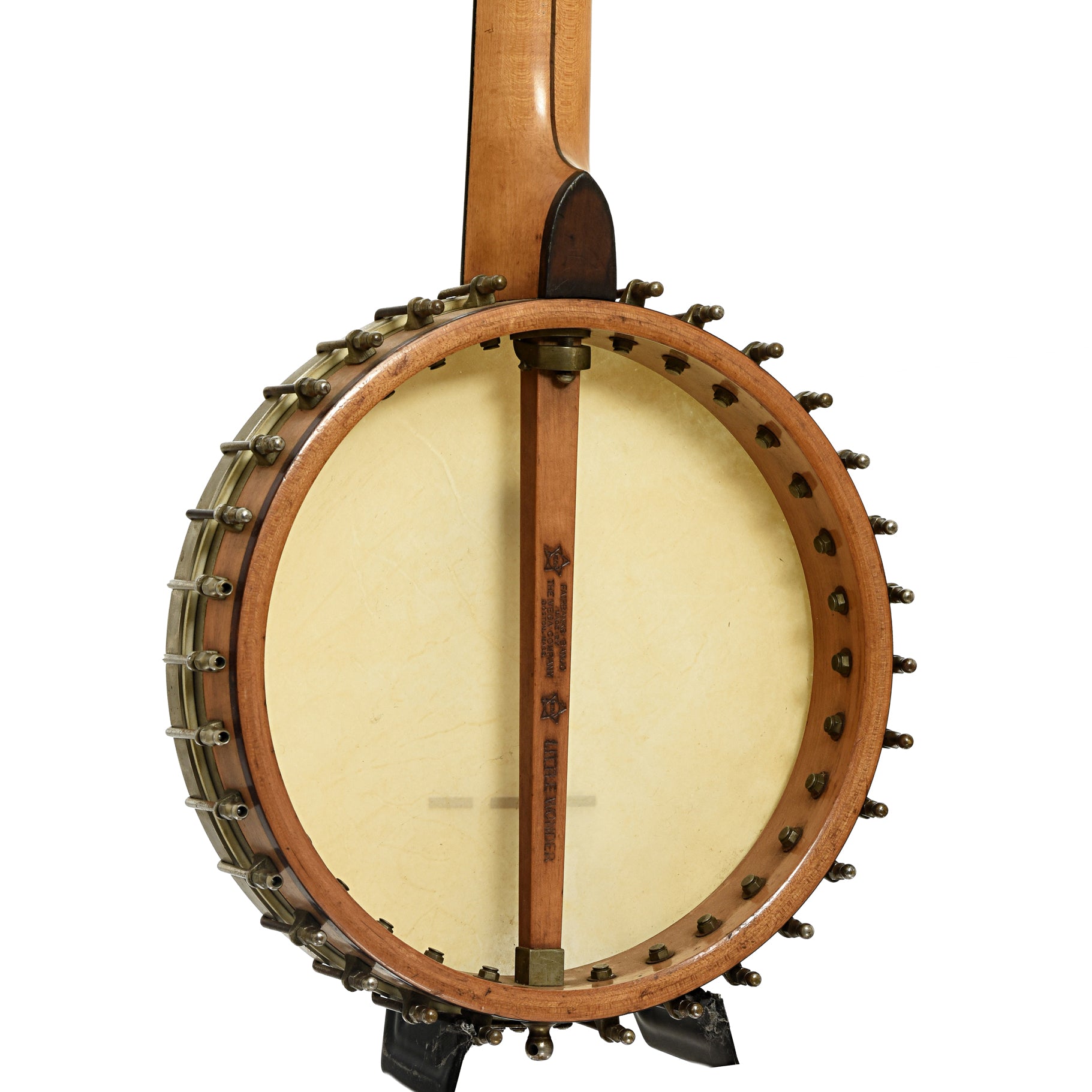 Inside rim of Fairbanks Vega Little Wonder Guitar Banjo 