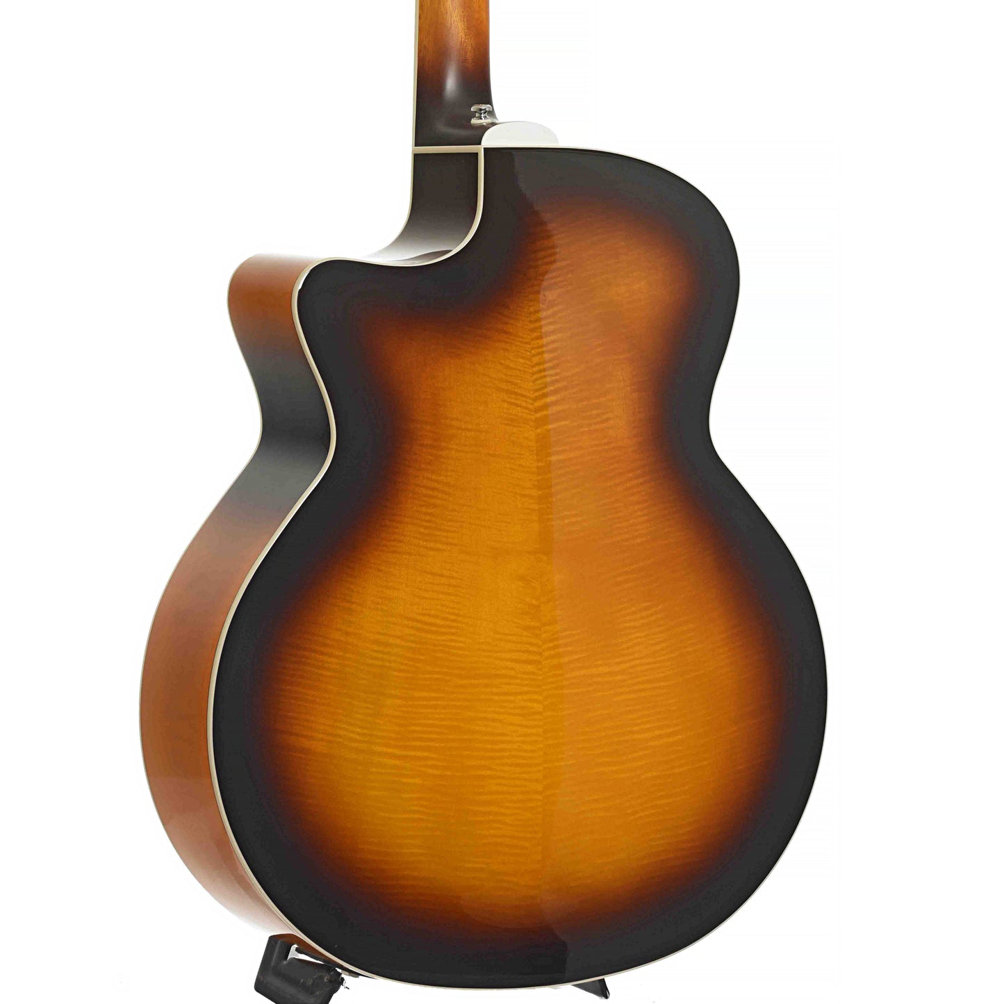 Back & Side of Guild F-250CE Deluxe Maple F-Jumbo Acoustic-Electric Guitar, Shopworn
