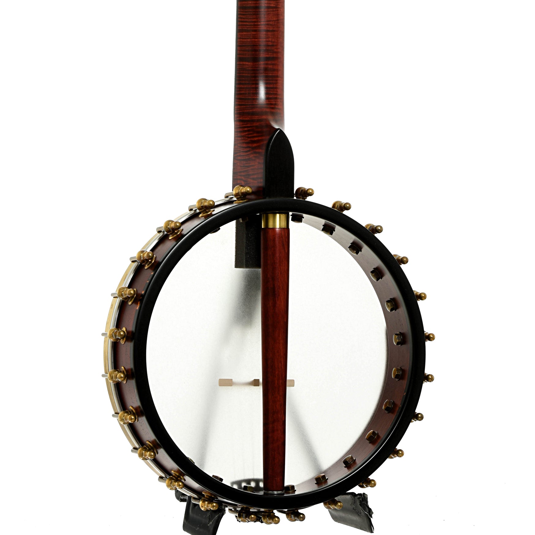 Back and side of Ome Jubilee 11" Openback Banjo, Maple Neck