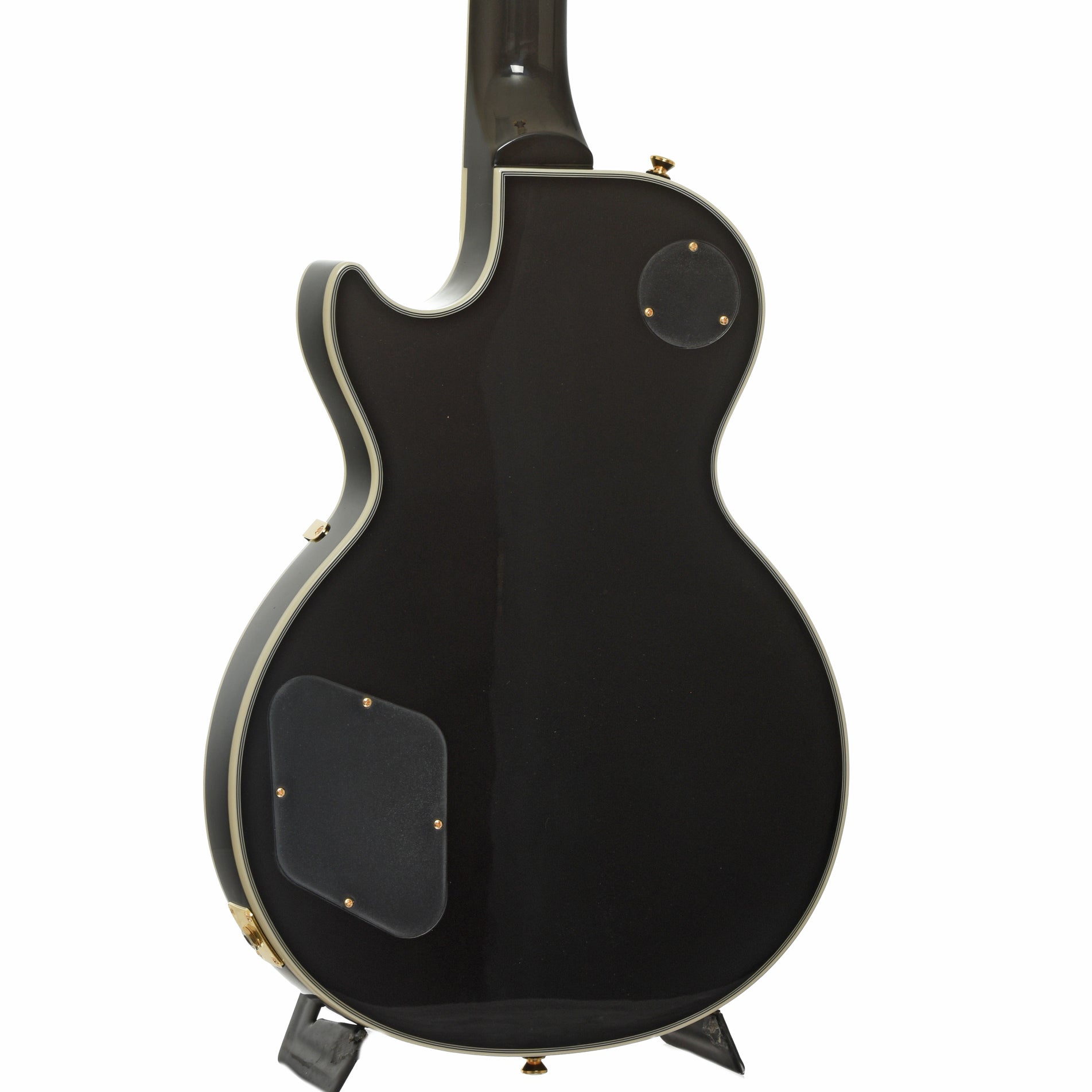 Back and side of Epiphone Les Paul Custom Electric Guitar