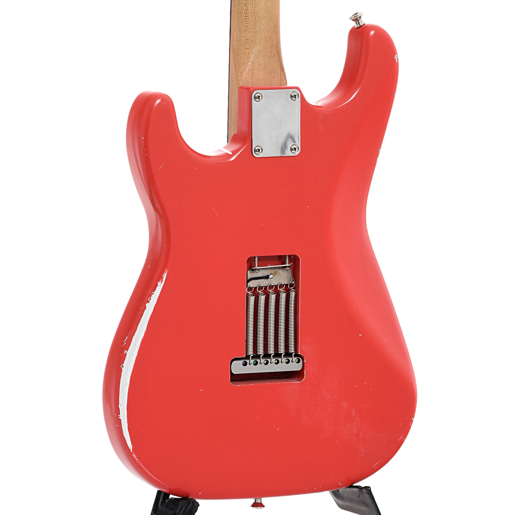 Back and side ofWaterslide Coodercaster S-Style Electric Guitar (c.2022)