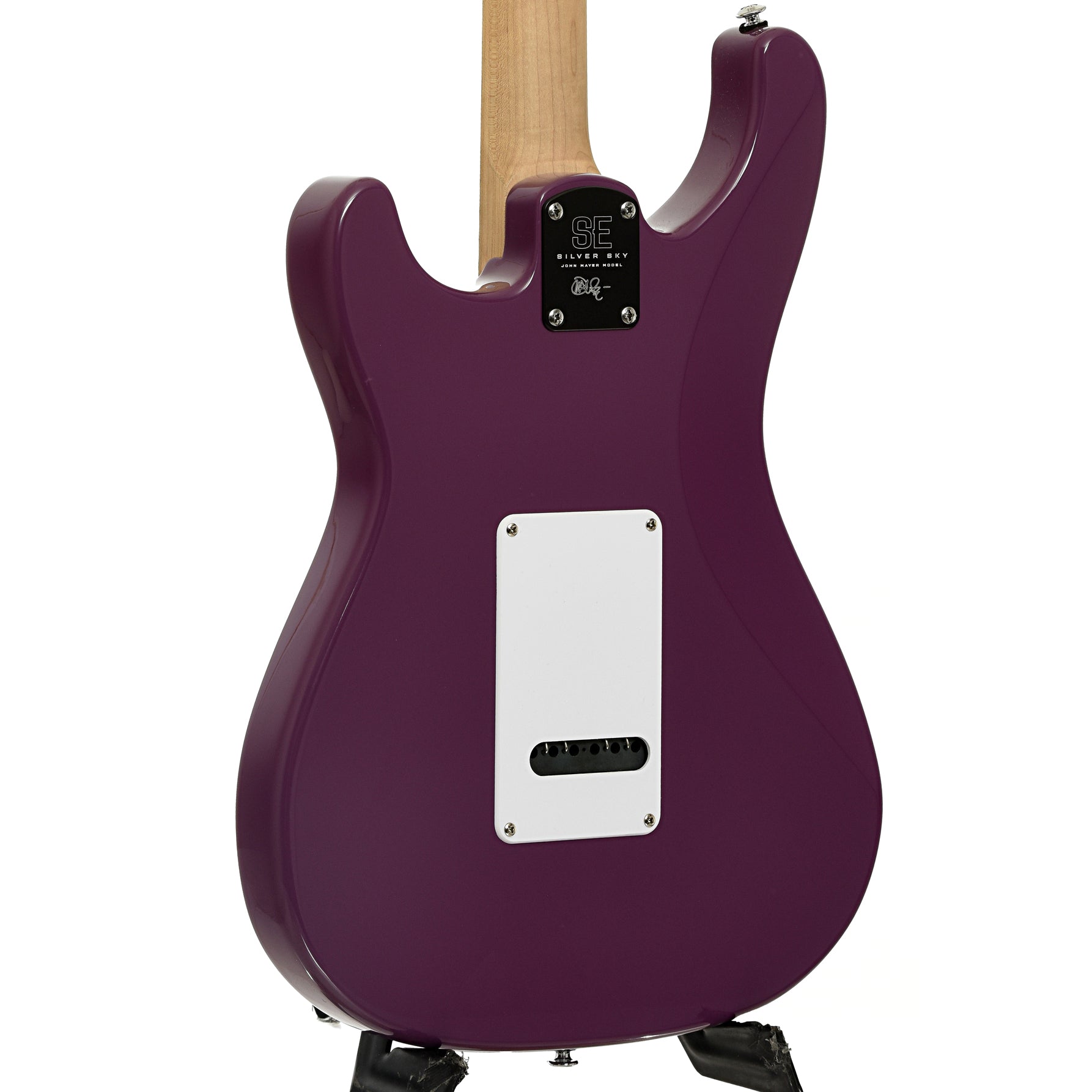 Back and side of PRS SE Silver Sky Maple Electric Guitar 