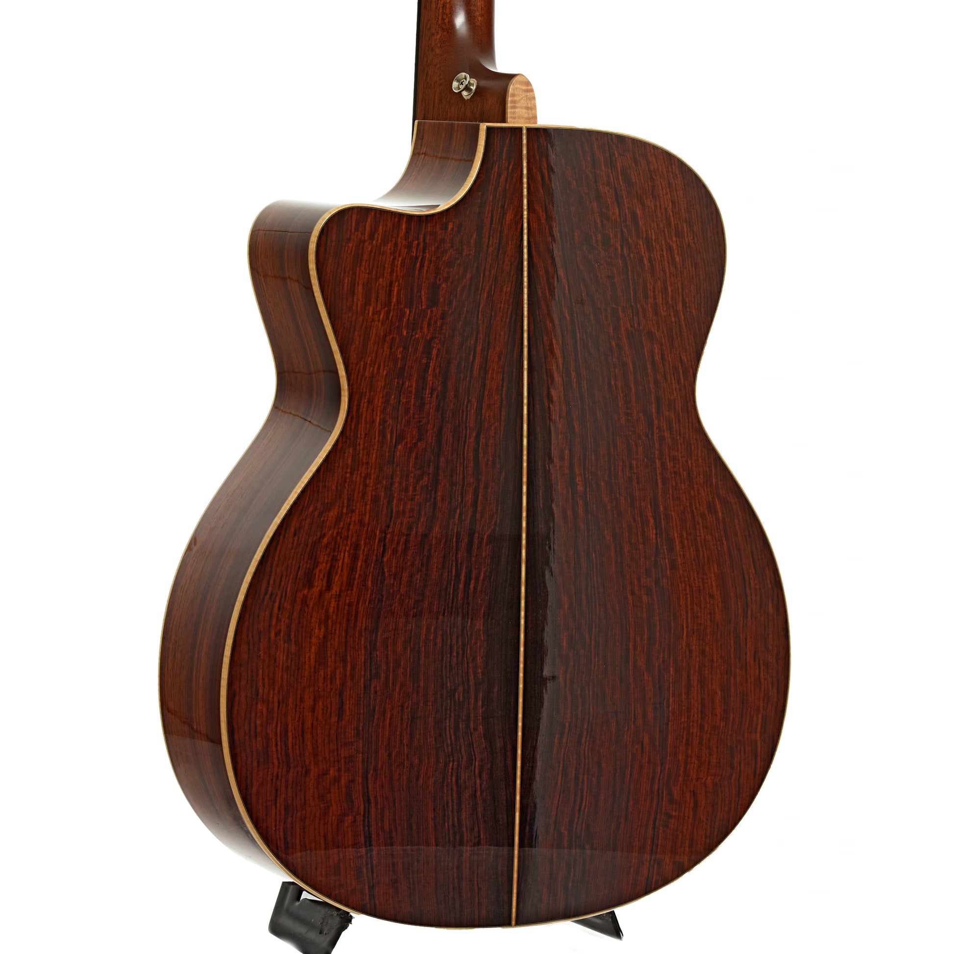 Back and side of Goodall CCJC Master Sitka / Cocobolo Jumbo Guitar