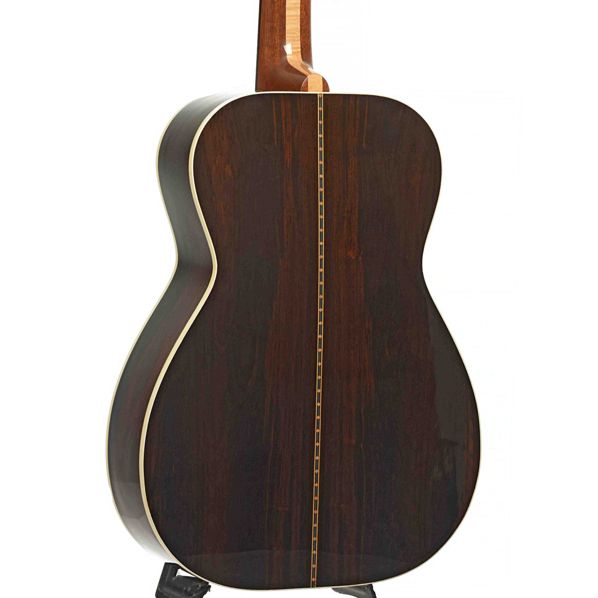 Back & Side of Ralph Luttrell T-100B Roundneck Baritone Resonator Guitar