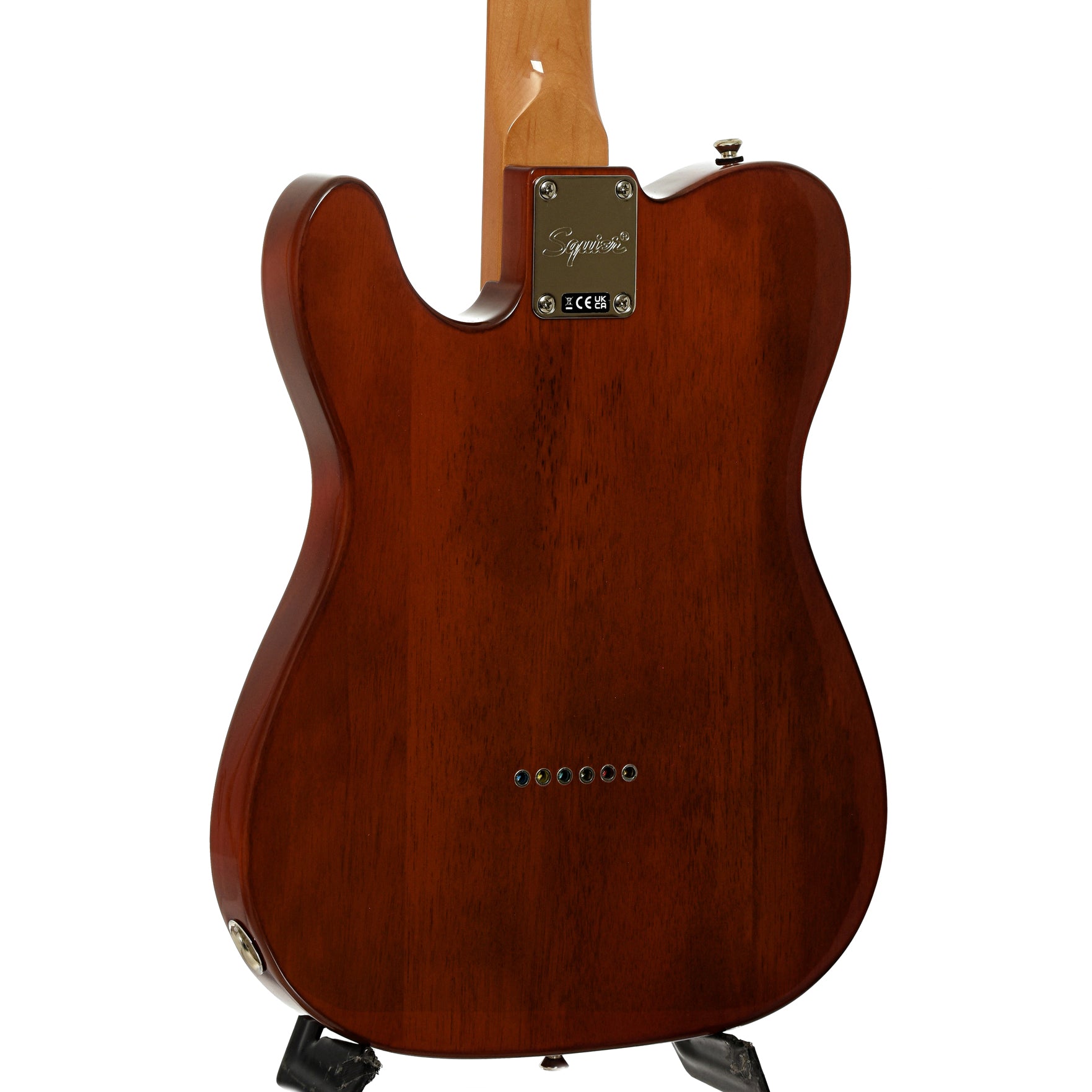 Back and side of Squier Classic Vibe '60s Telecaster Thinline, Natural