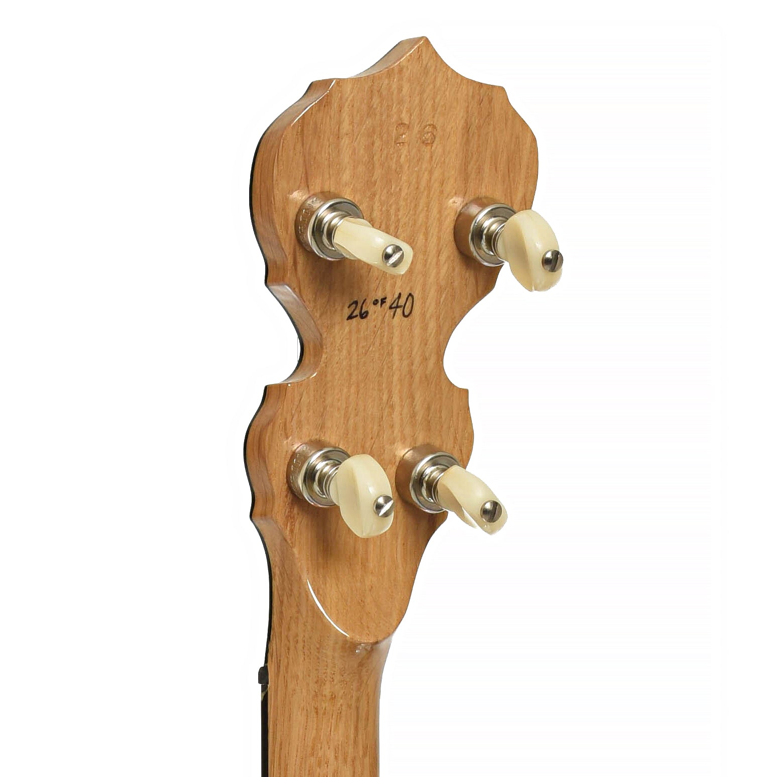 Tuners of Deering 40th Anniversary White Oak Resonator Banjo 