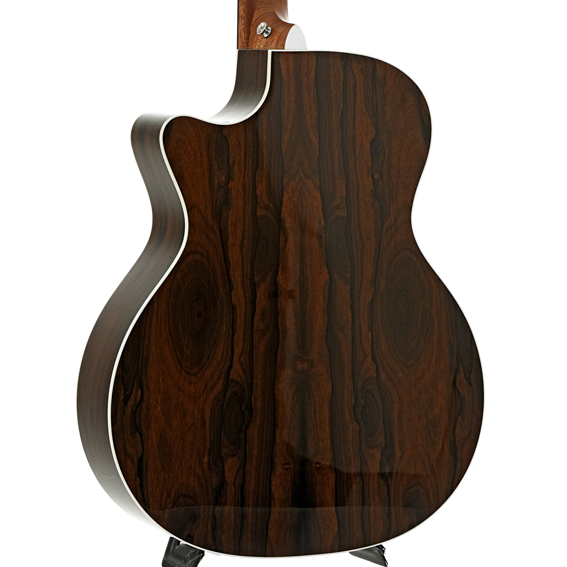 Back and side of Martin GPC-13E Burst, Ziricote Cutaway Guitar with Pickup