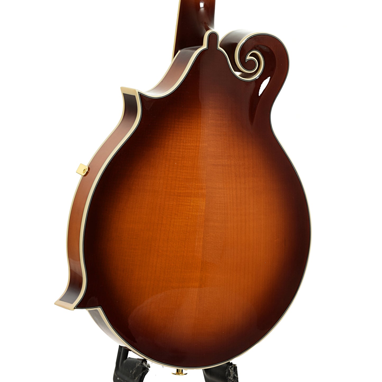 Back and side of Ibanez M700S F-Style Mandolin, Antique Violin Sunburst