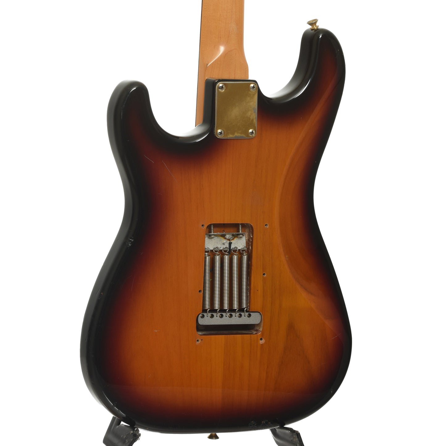 Back and side of Fender SRV Stratocaster Electric Guitar