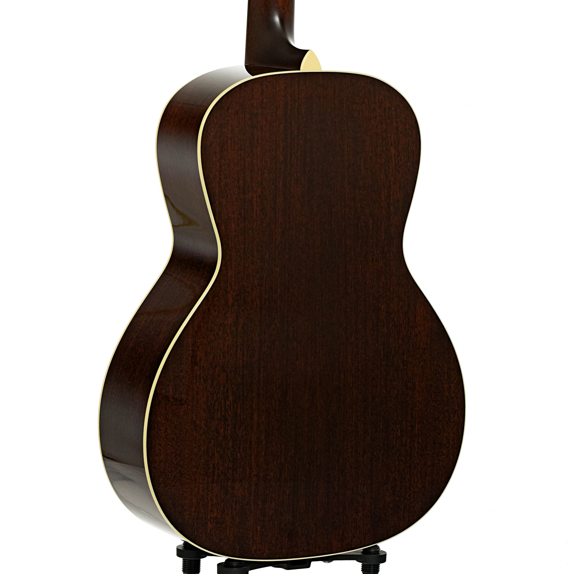 Back and side of Bourgeois Professional Series Natural LDB-O Acoustic Guitar and Case, 14 Fret