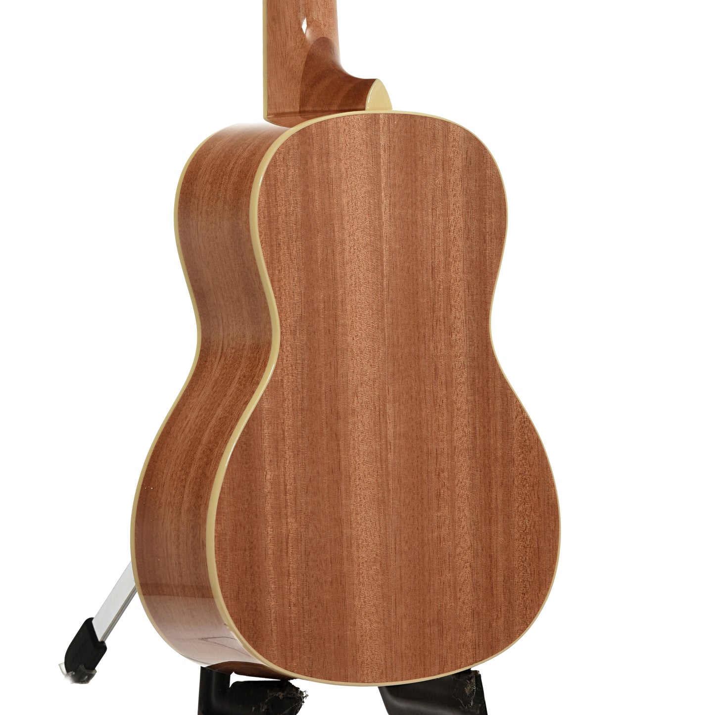 Back and side of Cordoba 15C Concert Ukulele, Mallorcan Pearl