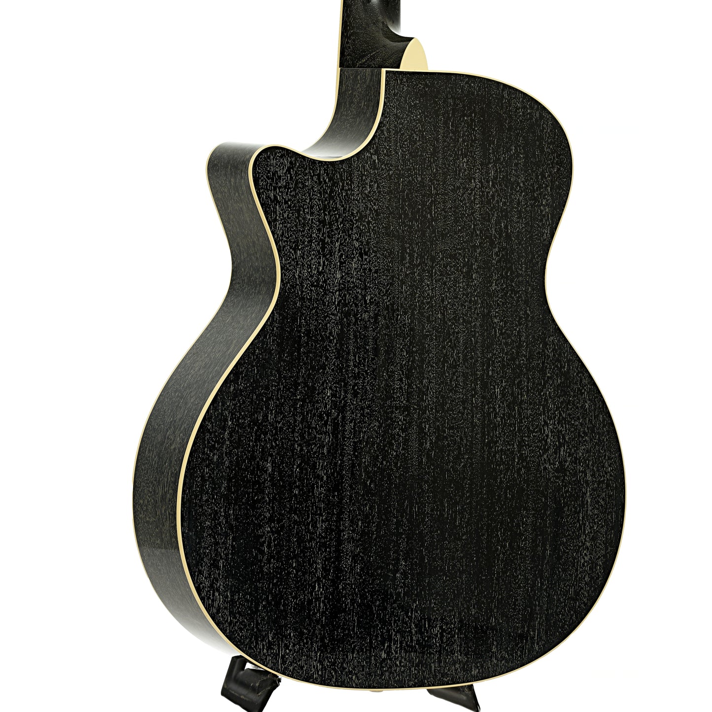 Back and side of Martin Custom GPC16 Cutaway Guitar Black