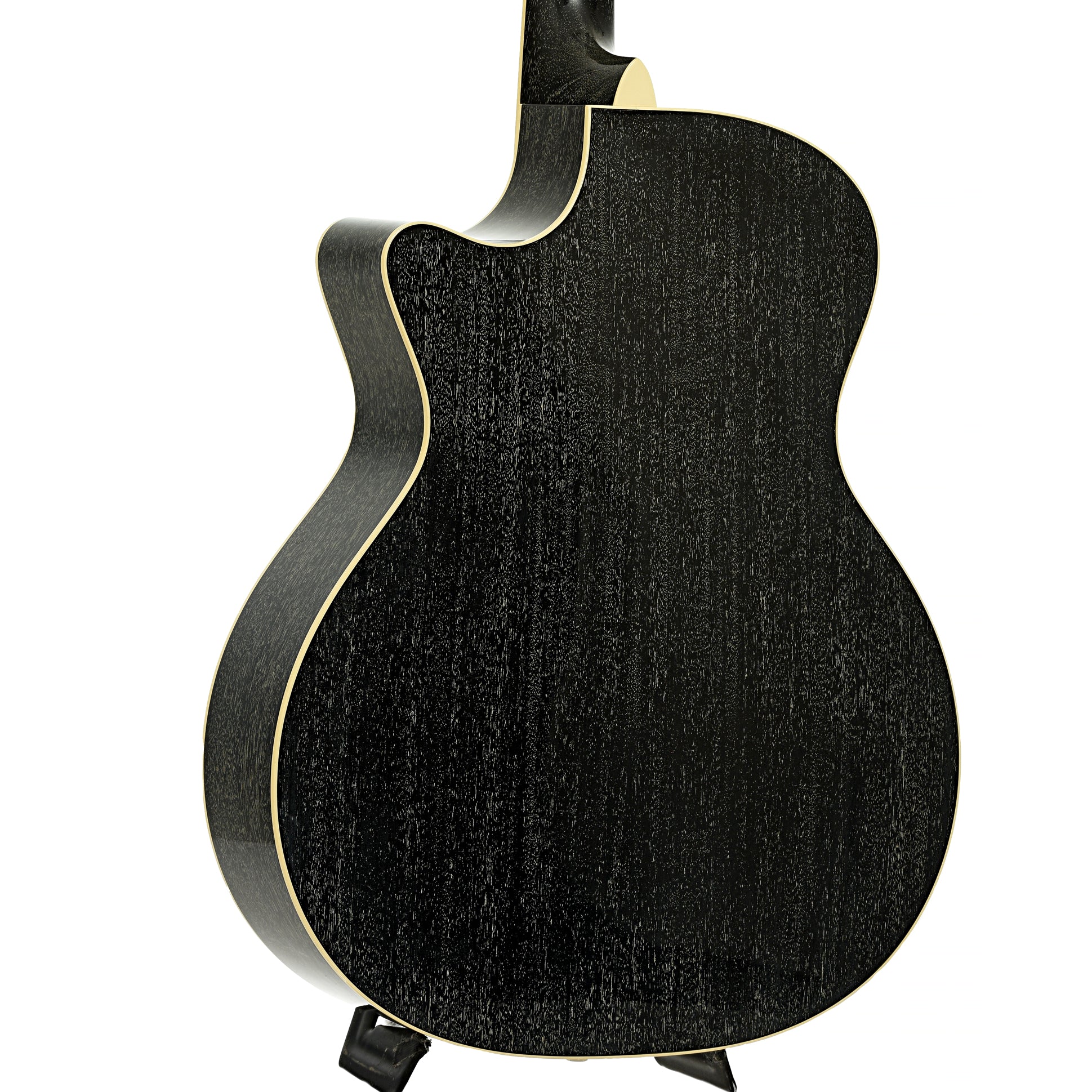 Back and side of Martin Custom GPC16 Cutaway Guitar Black