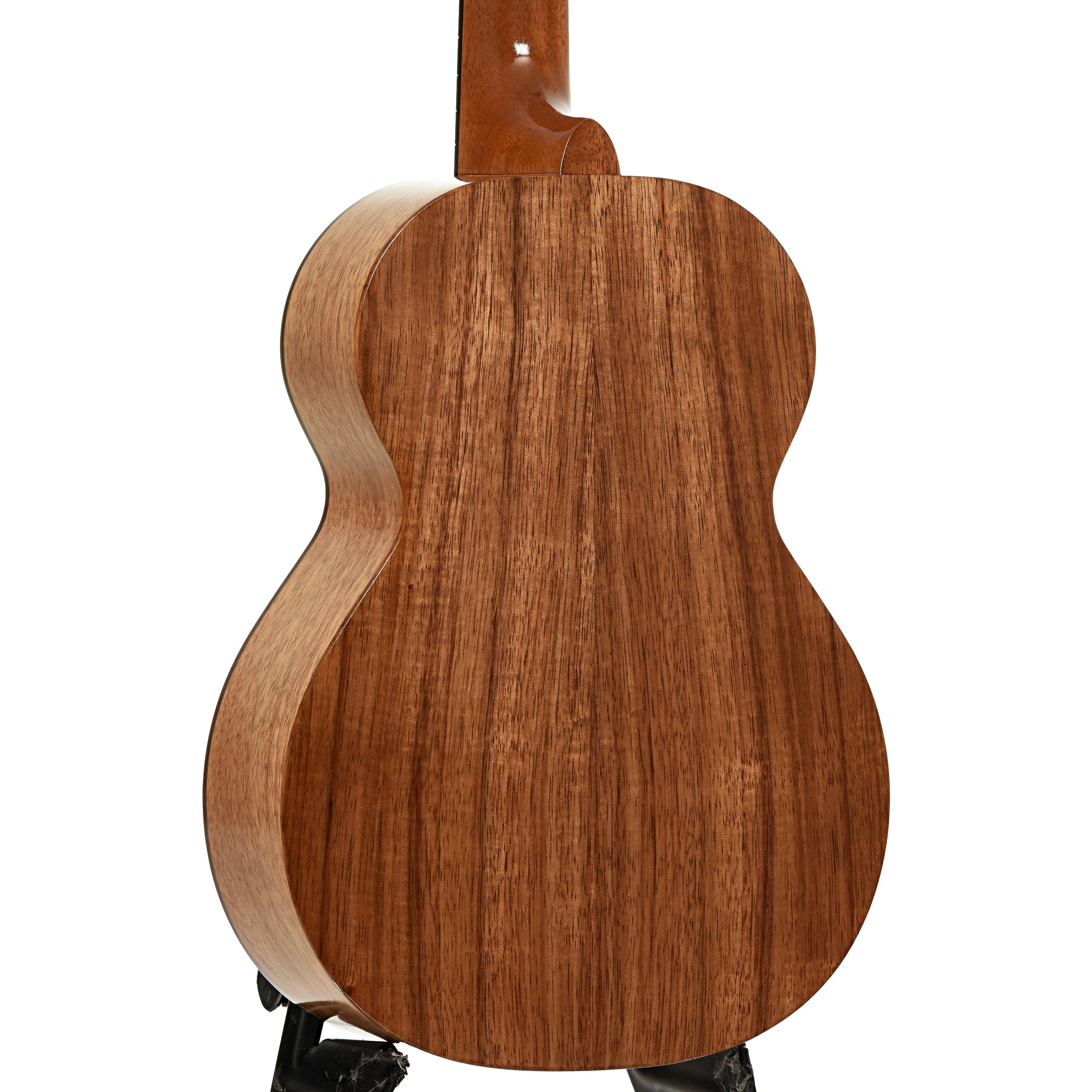 Back and side of Kamaka 100th Anniversary HF-3D Deluxe Tenor Ukulele with Case