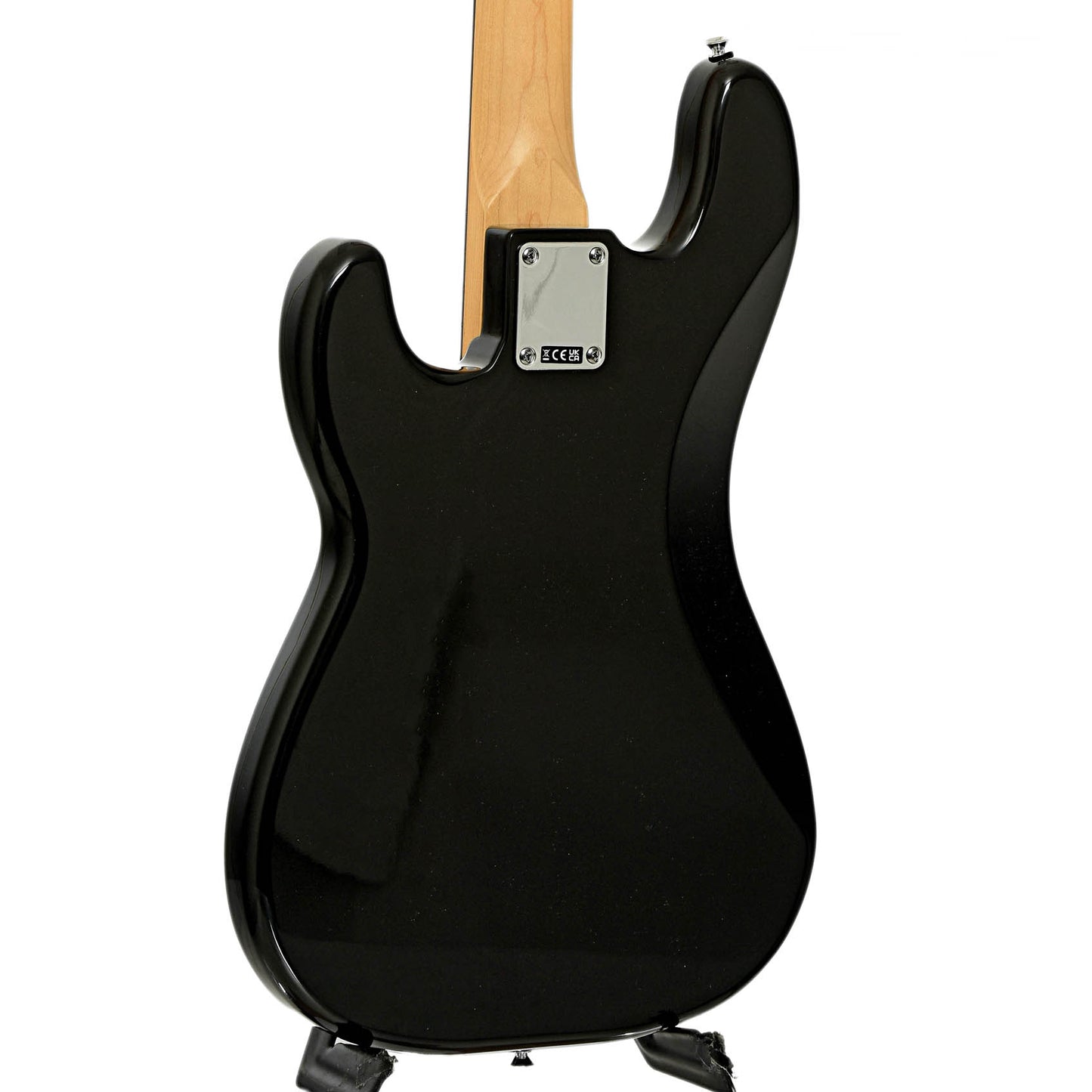 Back and side of Fender Standard Precision Bass, Black