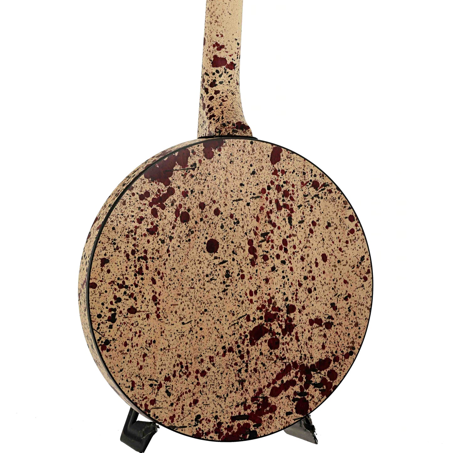 Back and side of Deering Limited Edition Zombie Killer III Resonator Banjo