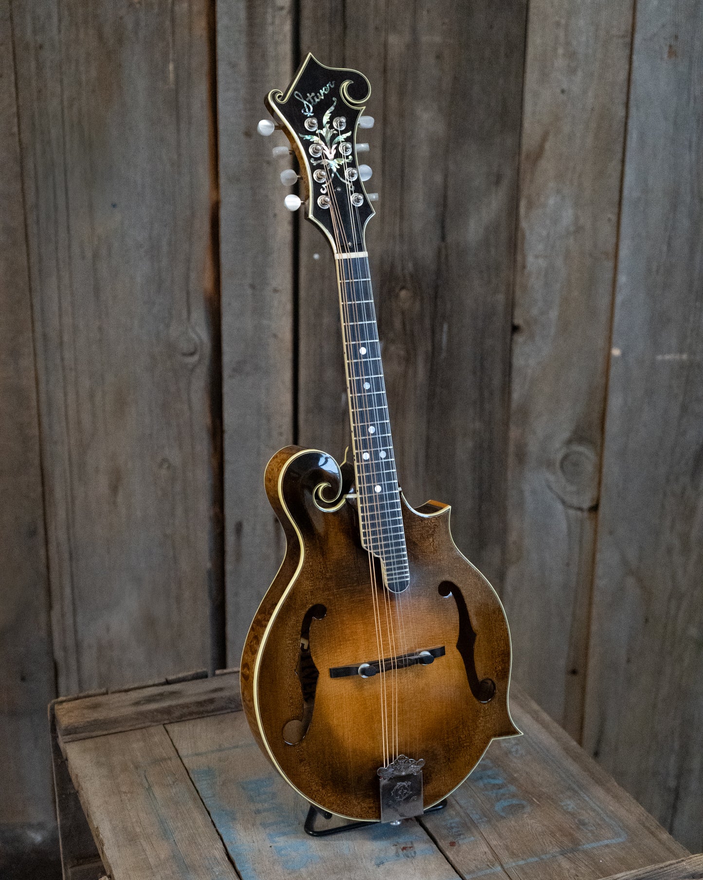 Showroom photo of Stiver Model F Mandolin (1989)