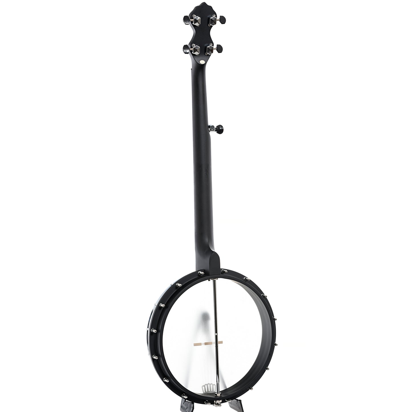 Full back and side of Gold Tone AC-12 12" Openback Banjo