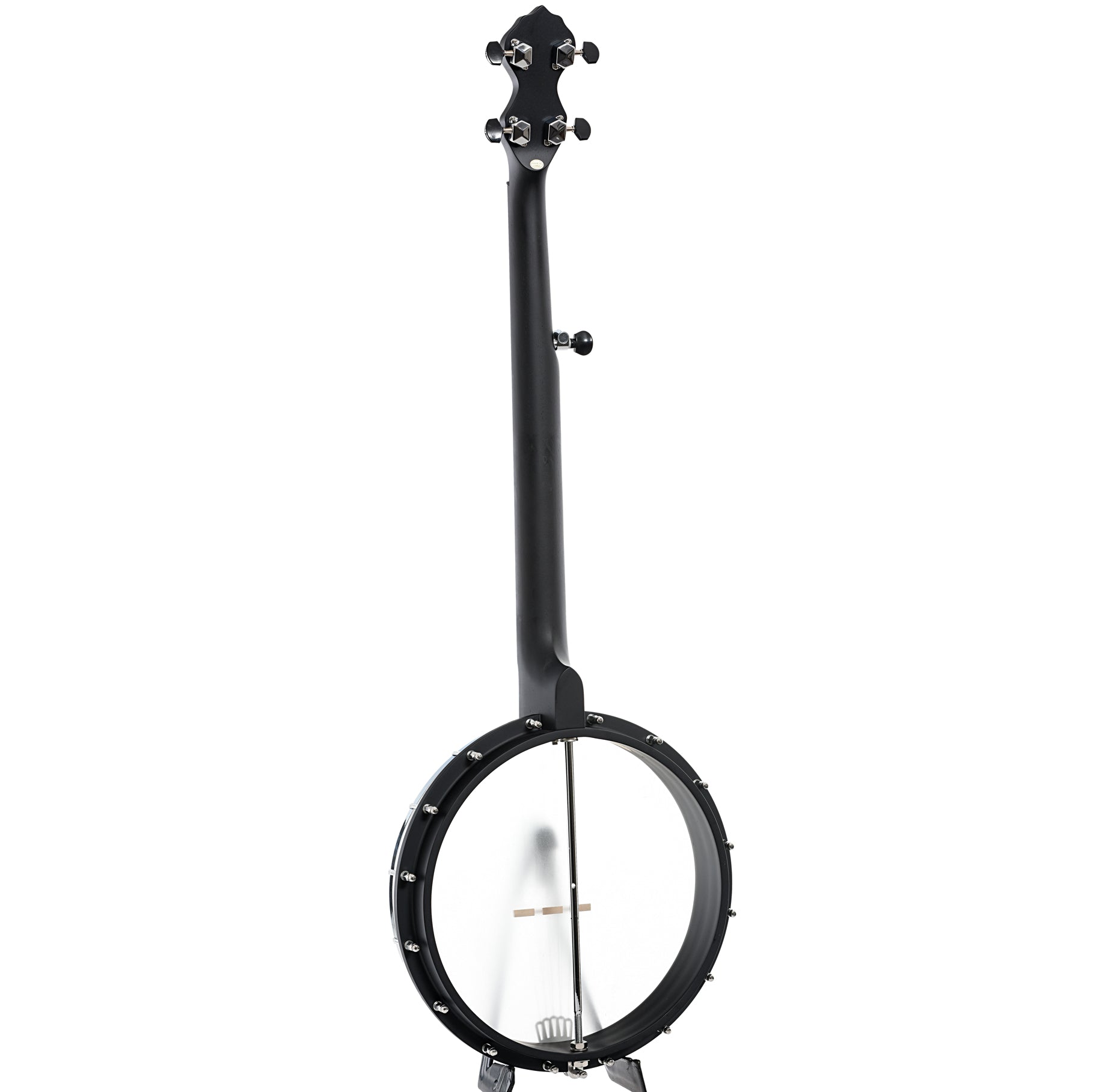 Full back and side of Gold Tone AC-12 12" Openback Banjo