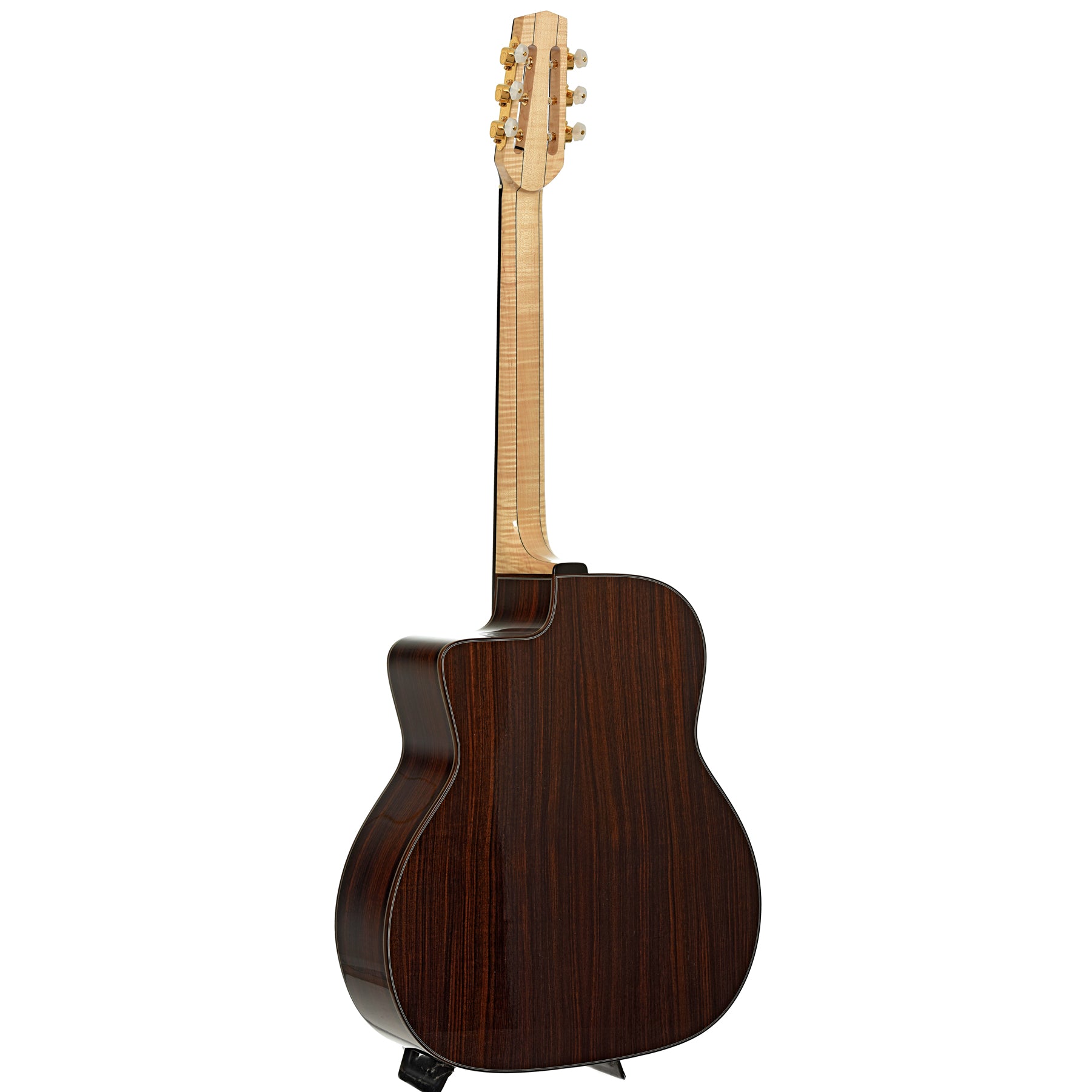Full back and side of Dell'Arte Jimmy Rosenburg Hot Club Jazz Guitar