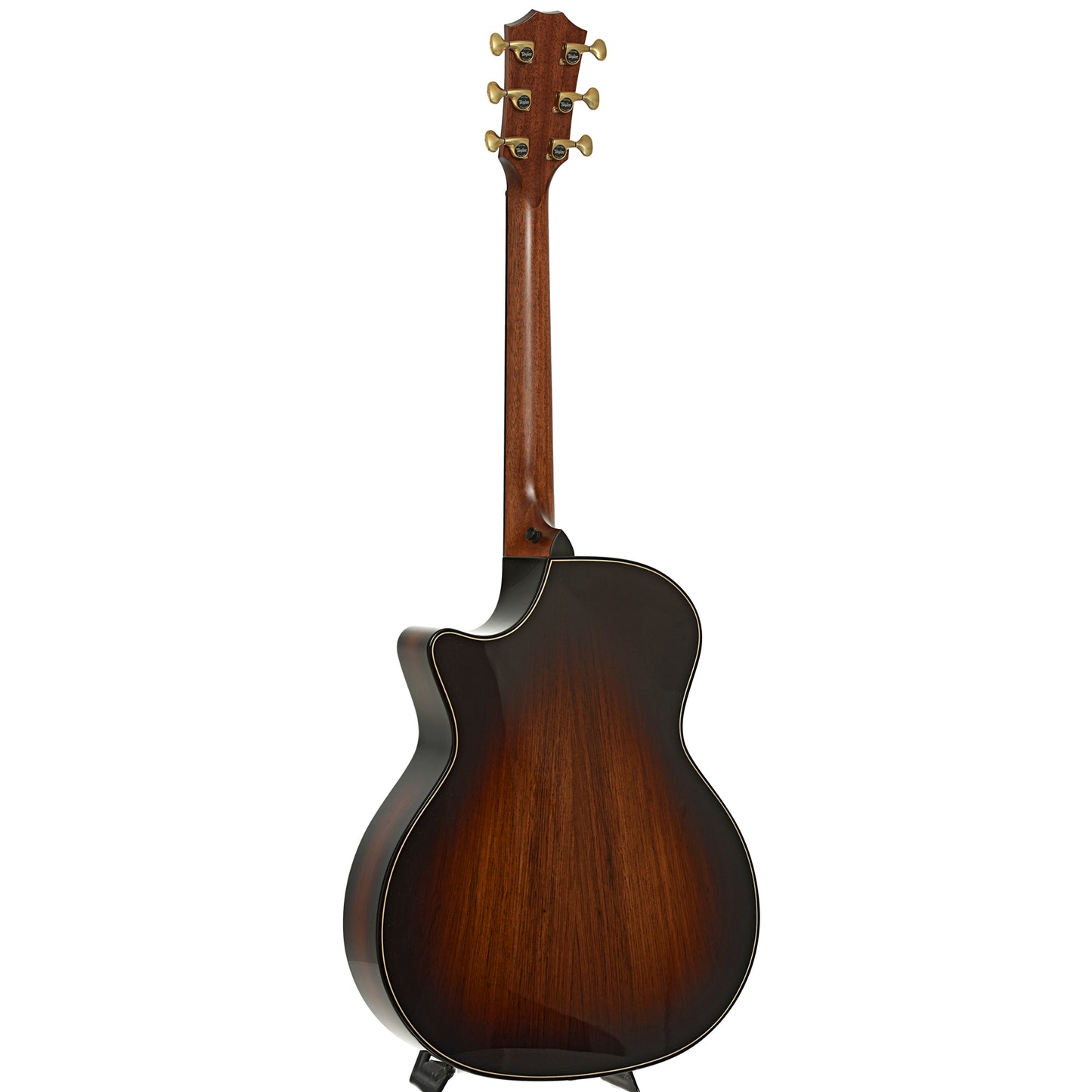 Full back and side of Taylor Next Generation Builder's Edition 814ce Acoustic-Electric Guitar & Case, Honduran Rosewood/Sinker Redwood