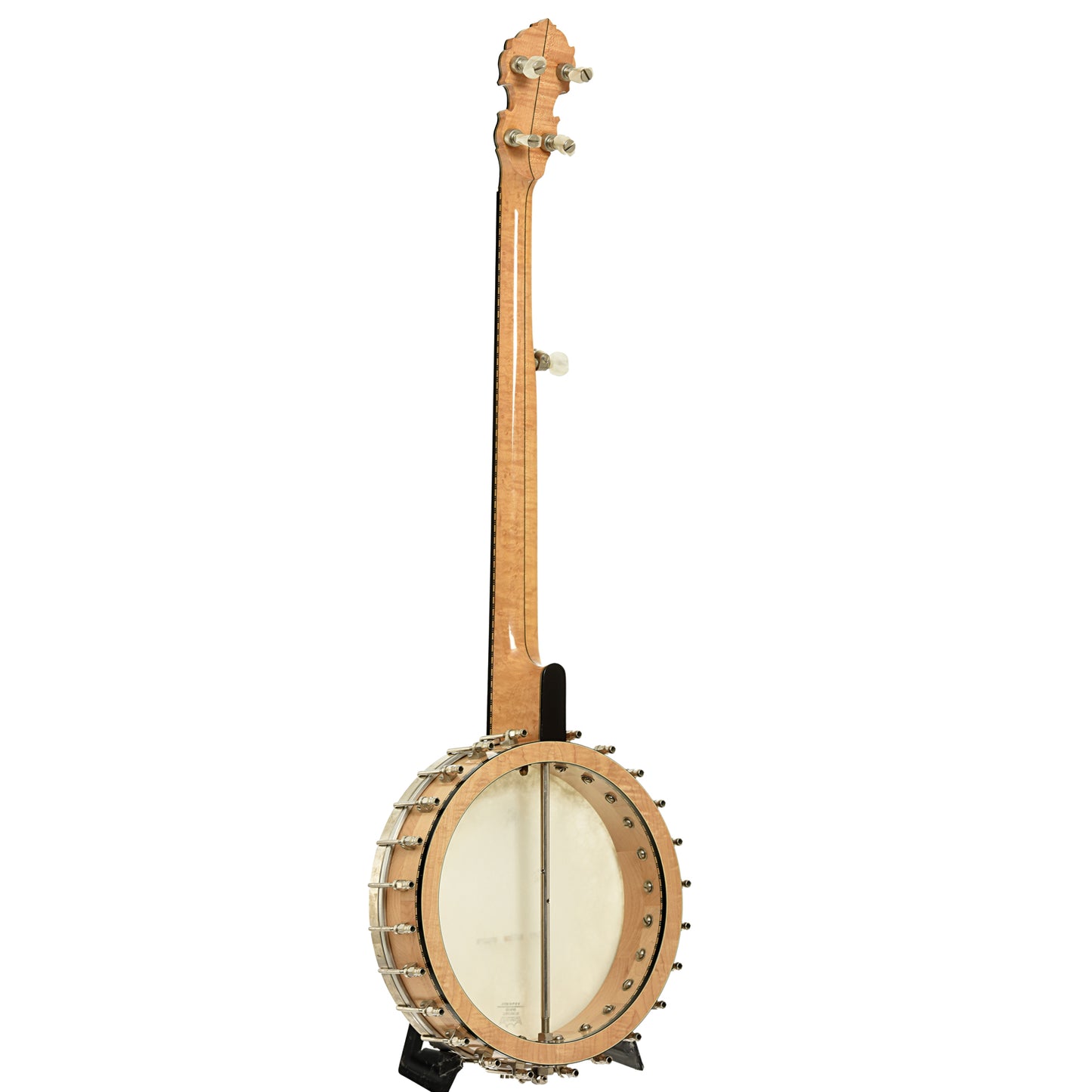 Full back and side of Wildwood Artist Open Back Banjo