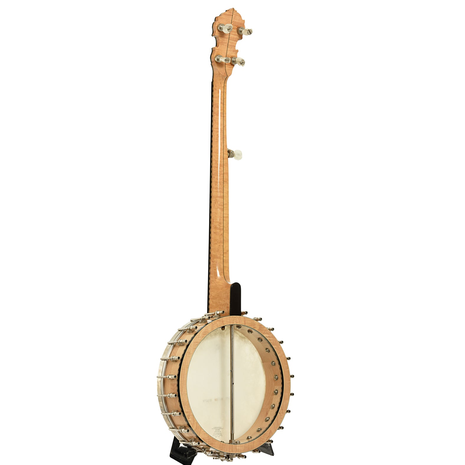 Full back and side of Wildwood Artist Open Back Banjo