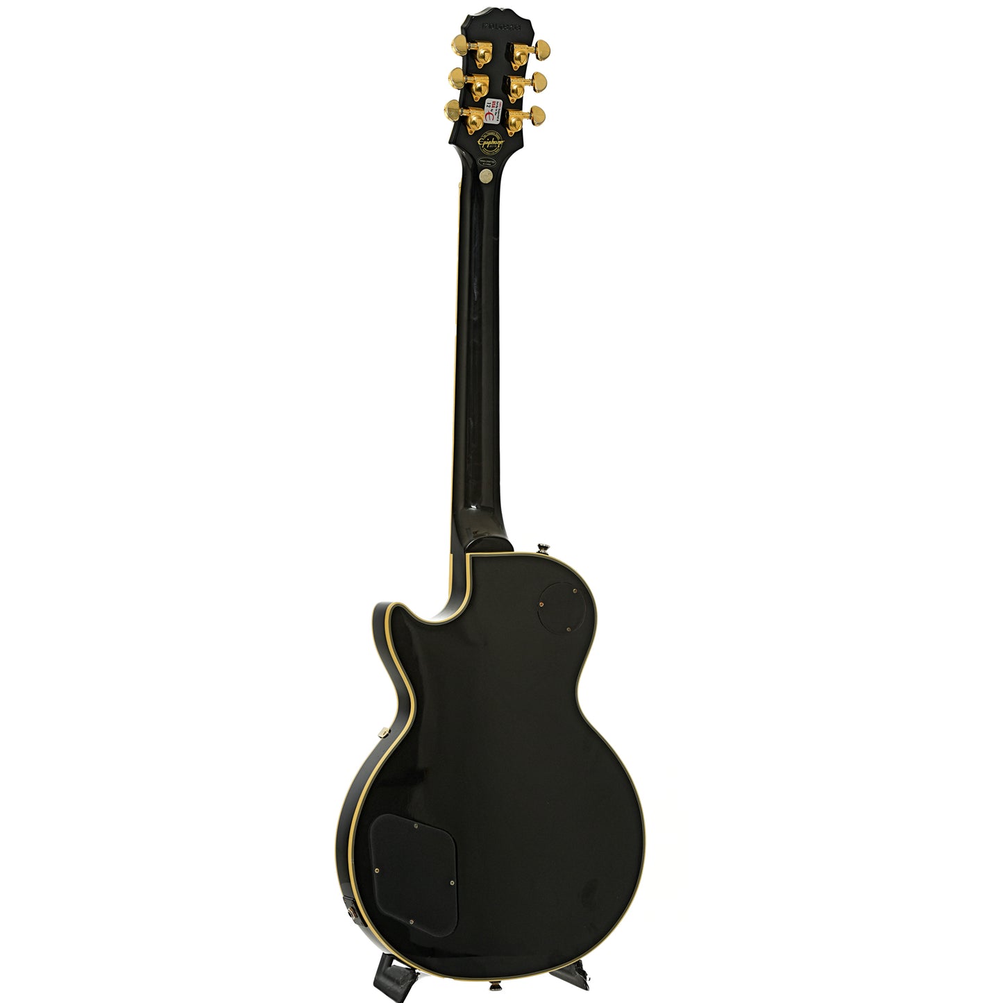 Full back and side of Epiphone Les Paul Custom Pro Electric Guitar