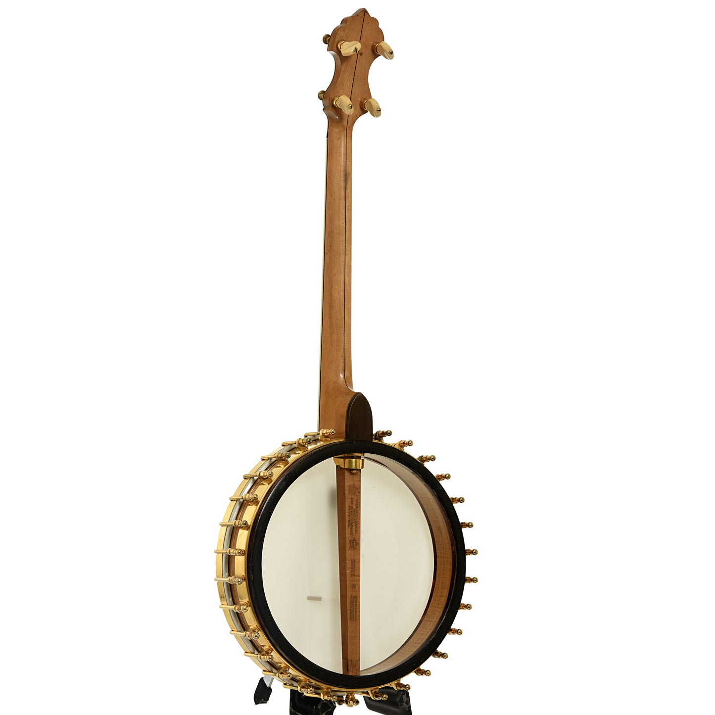 Full back and side of Vega Style R Whyte Laydie Tenor Banjo  