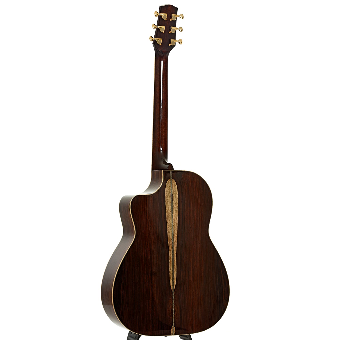 Full back and side of Huss and Dalton CM Custom Acoustic Guitar
