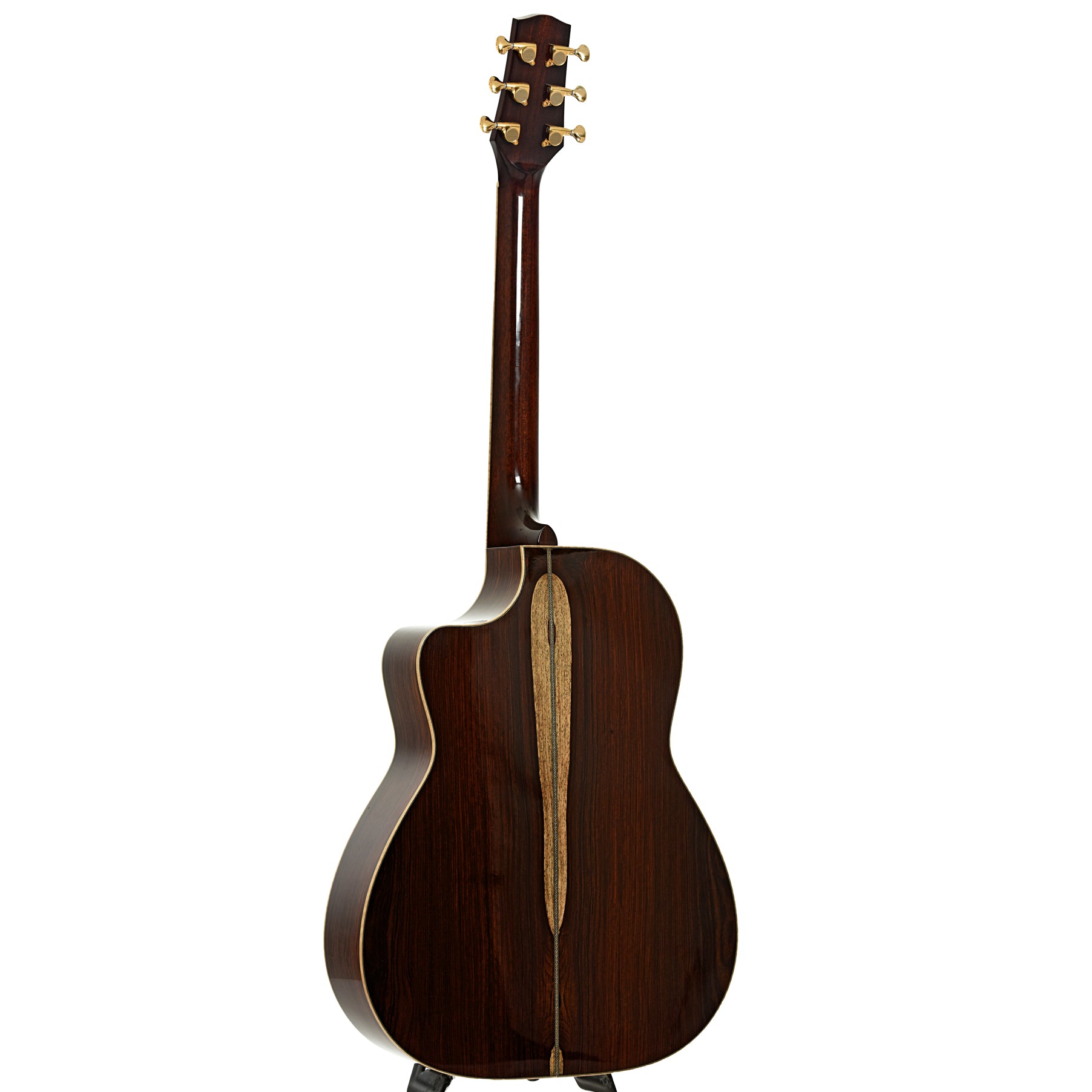 Full back and side of Huss and Dalton CM Custom Acoustic Guitar