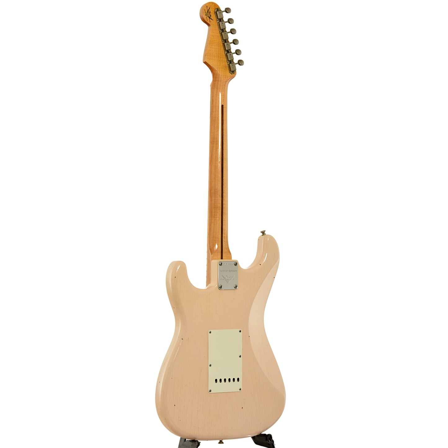 Full back and side of Fender Custom Shop Tomatillo Journeyman Stratocaster Electric Guitar