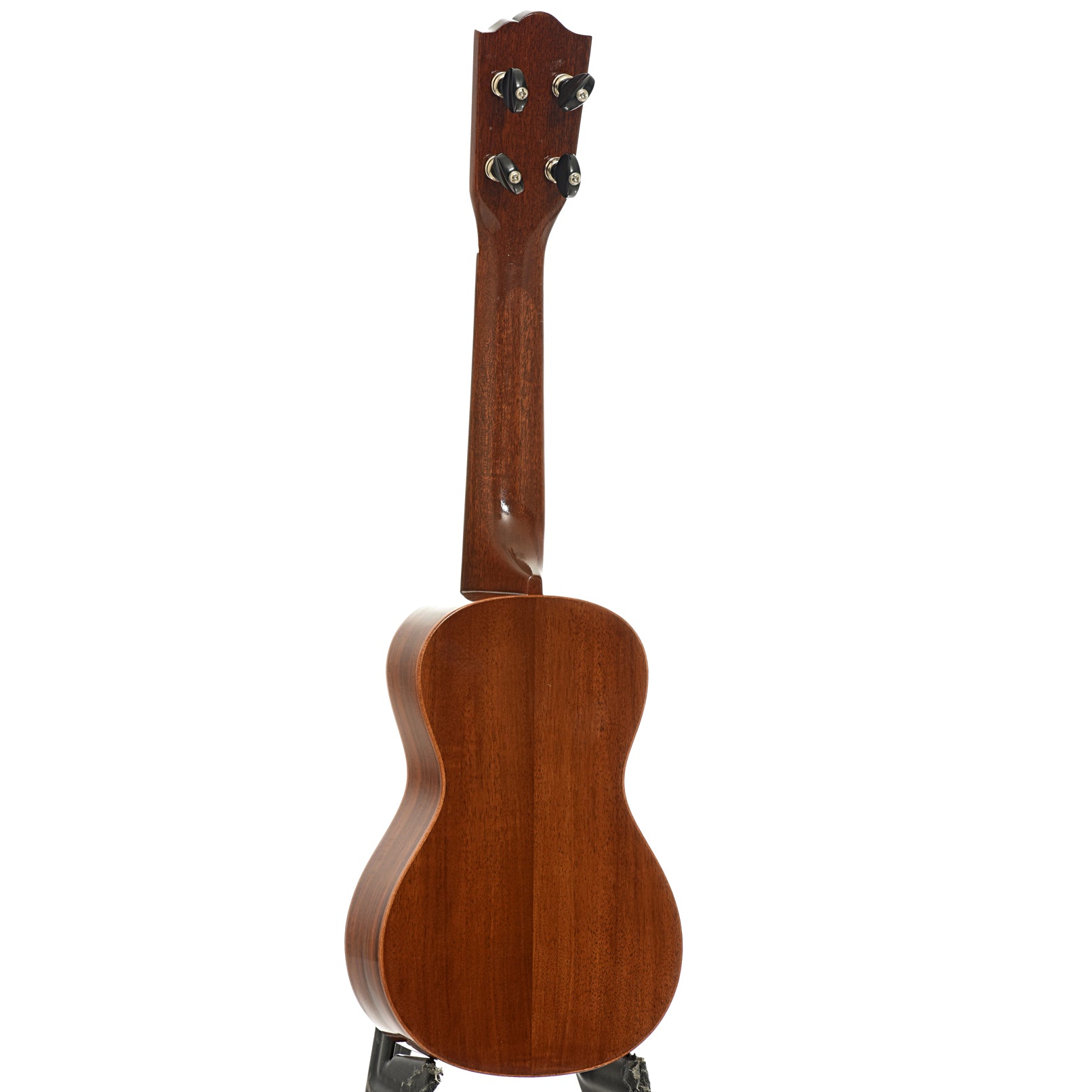 Full back and side of Farida Holiday Pack, Acacia Soprano Ukulele