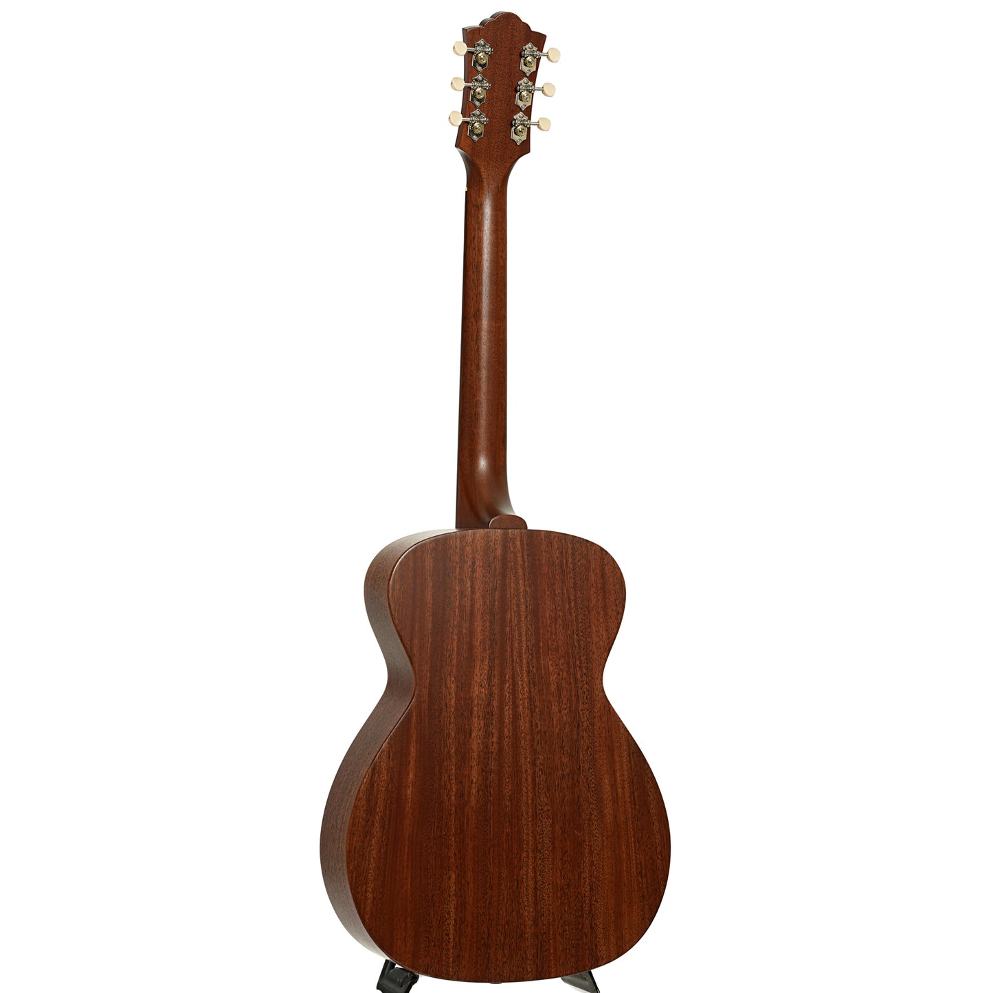 Full back and side of Guild M-20E Acoustic-Electric Guitar, Natural