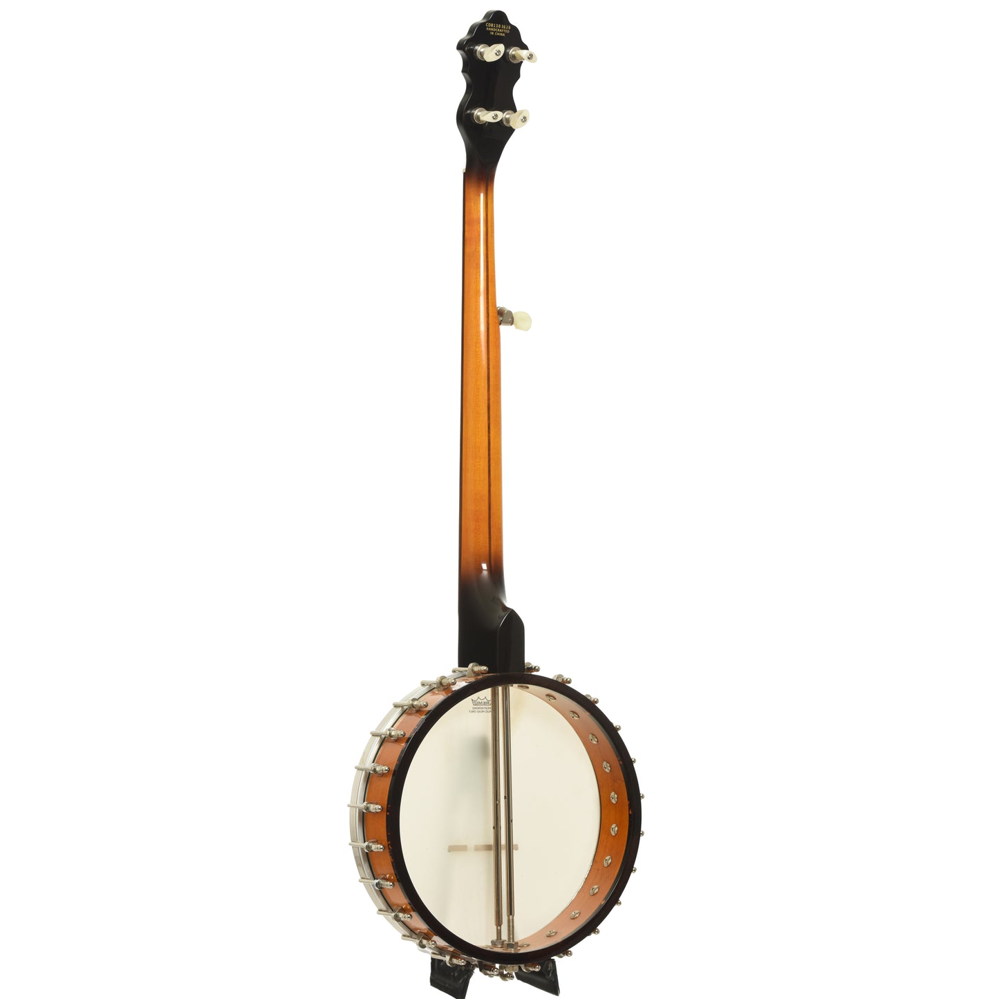 Full back and side of Gretsch G9451 Dixie Deluxe Openback Banjo.