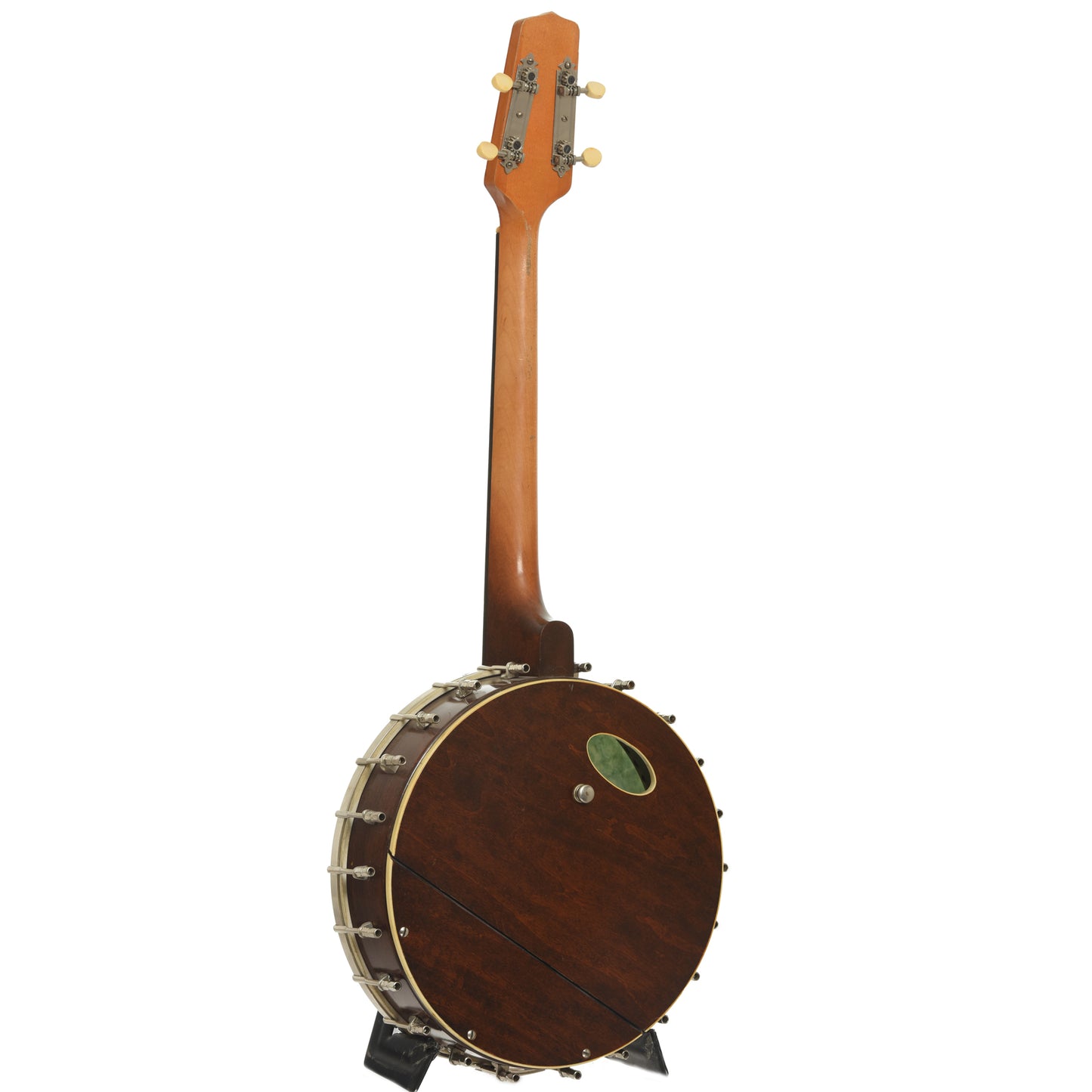 Full back and side of Gibson TB-1 Trapdoor Tenor Banjo 