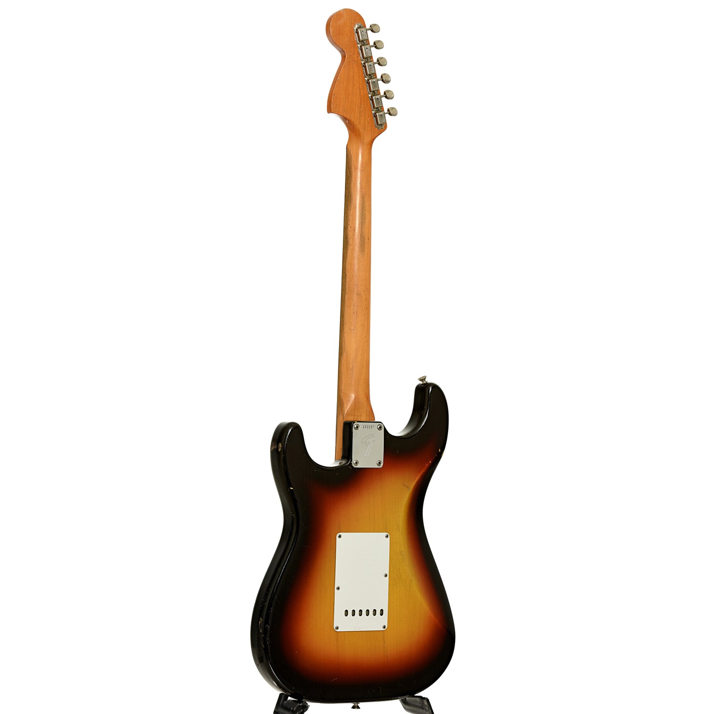 Full back and side of Fender Stratocaster