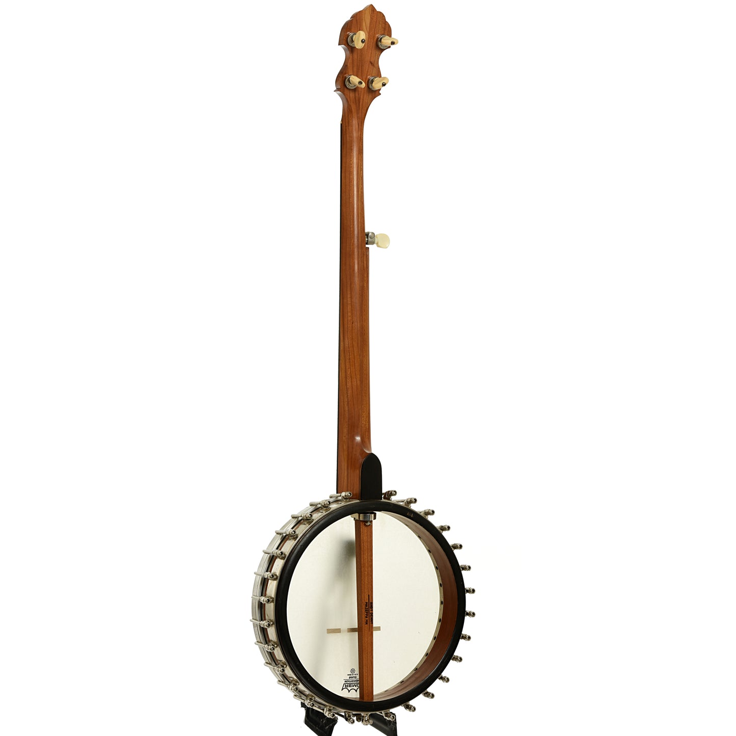 Full back and side of Vega Tubaphone Conversion Openback Banjo 