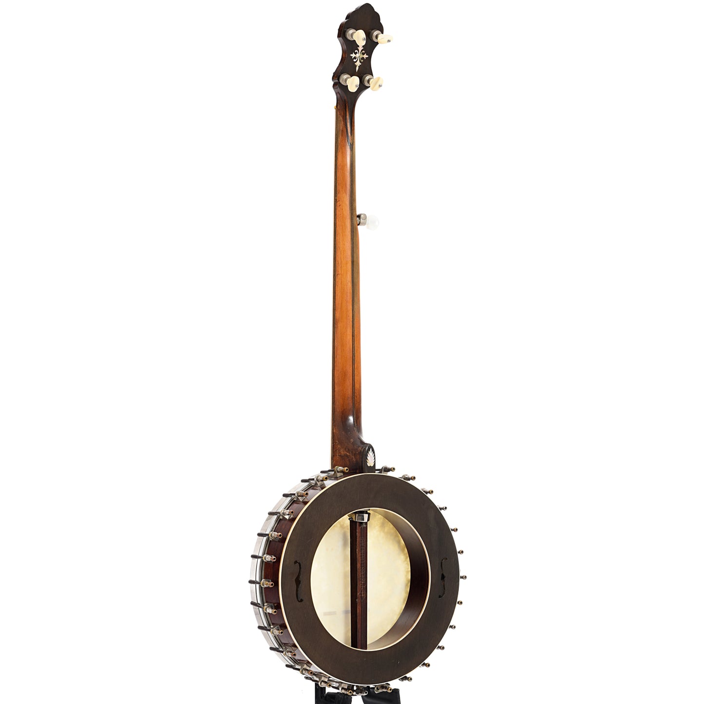 Full back and side of Bacon Professional FF2 Special Openback Banjo (c.1920)