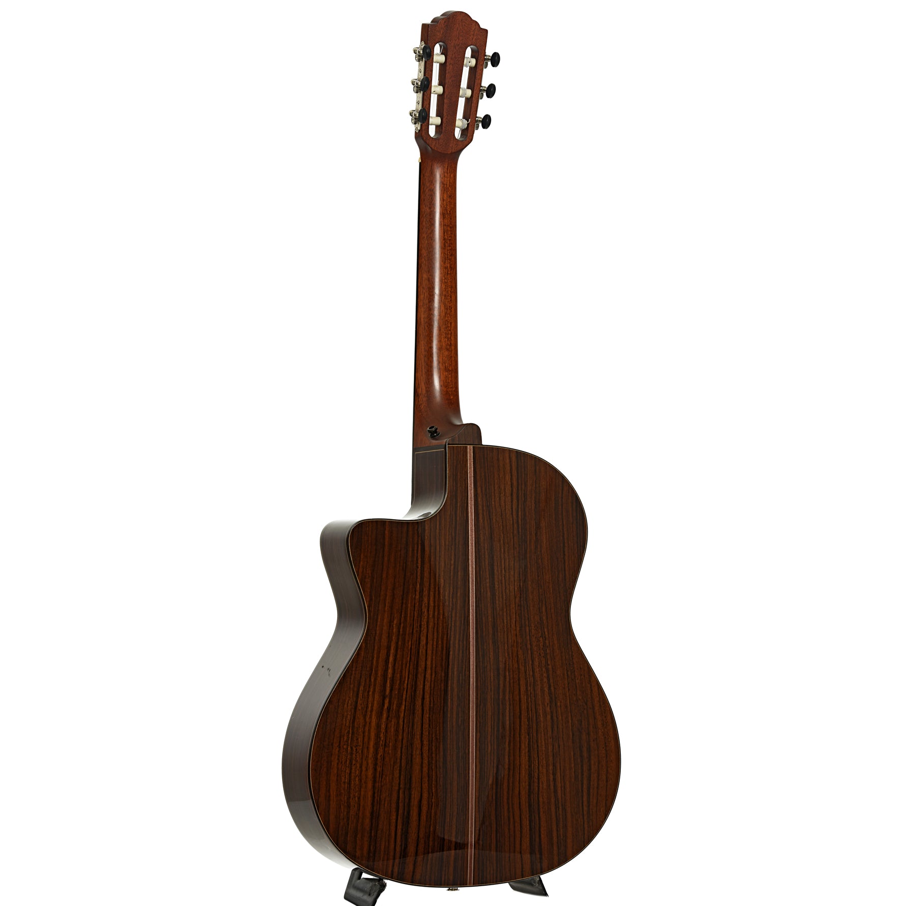 Full back and side of Guild GN-5 Nylon String Acoustic-Electric Guitar